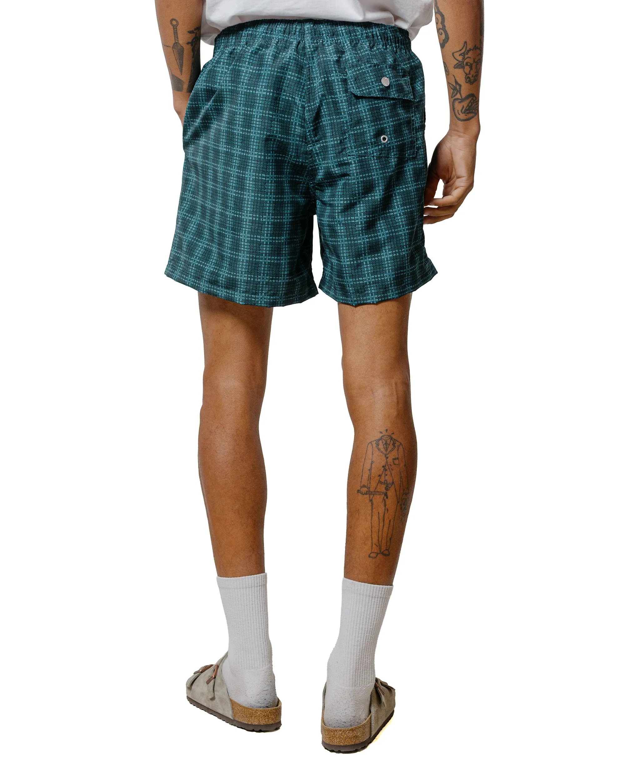 Bather Delta Tartan Swim Trunk sold by Lost & Found product image thumbnail 3