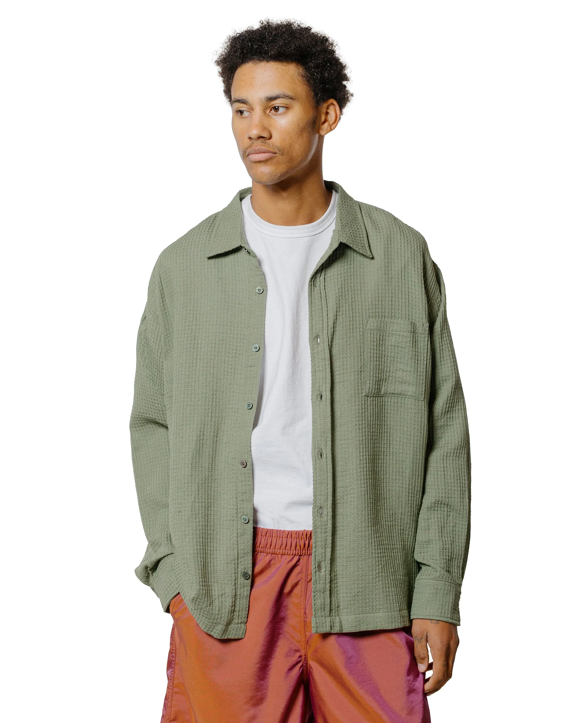 Bather Artichoke Waffle Leisure Shirt sold by Lost & Found product image thumbnail 2