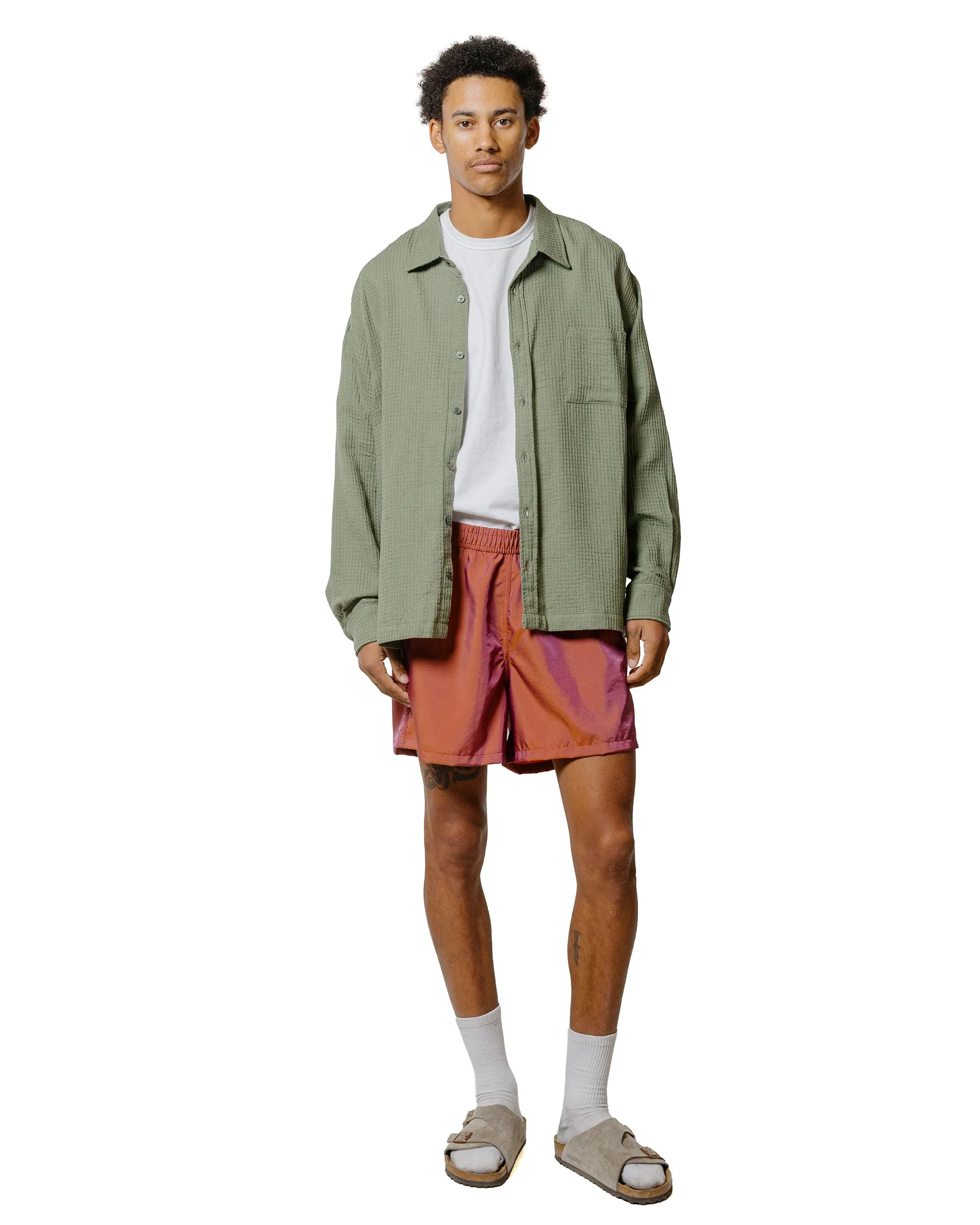 Bather Artichoke Waffle Leisure Shirt sold by Lost & Found product image thumbnail 4