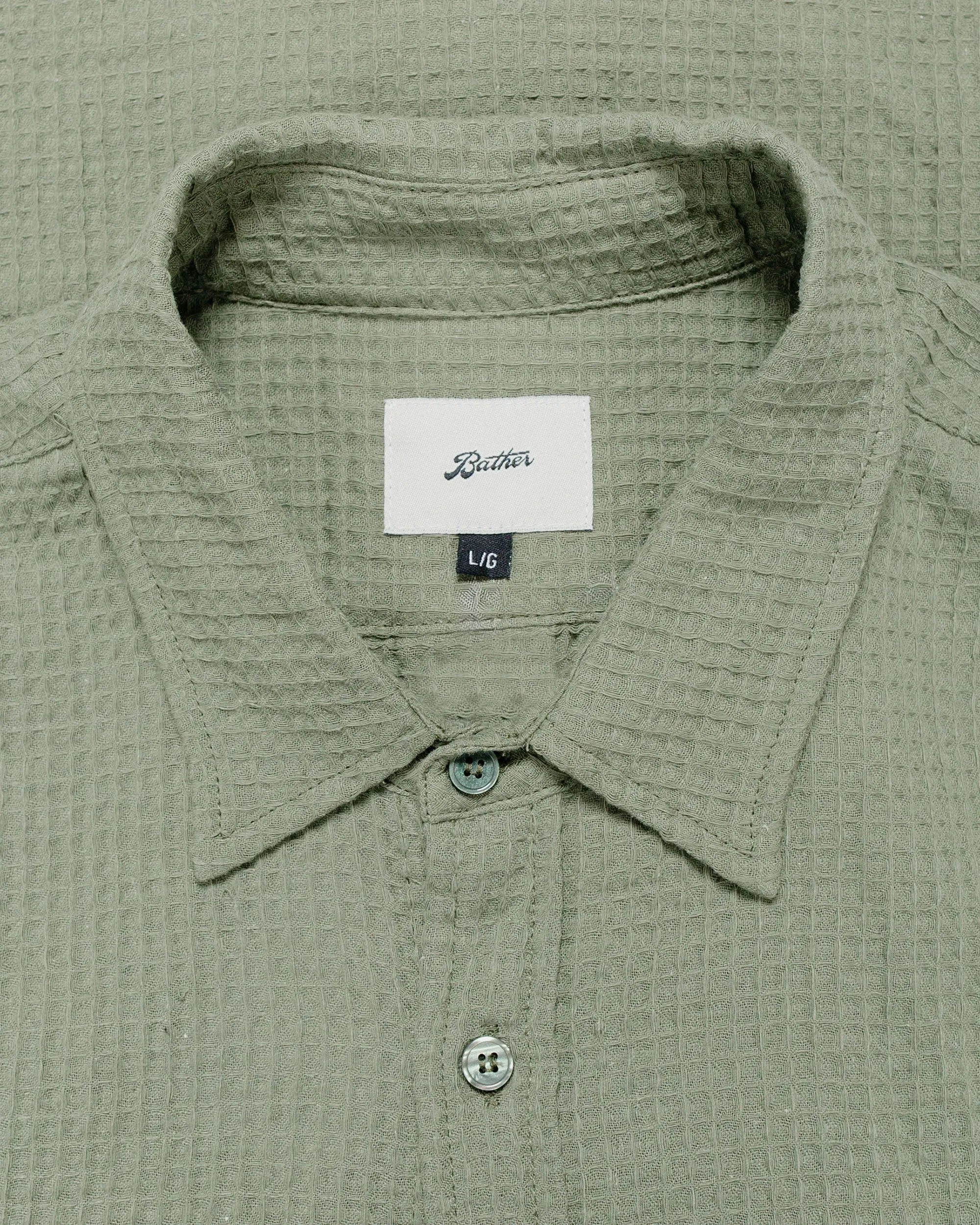 Bather Artichoke Waffle Leisure Shirt sold by Lost & Found product image thumbnail 5