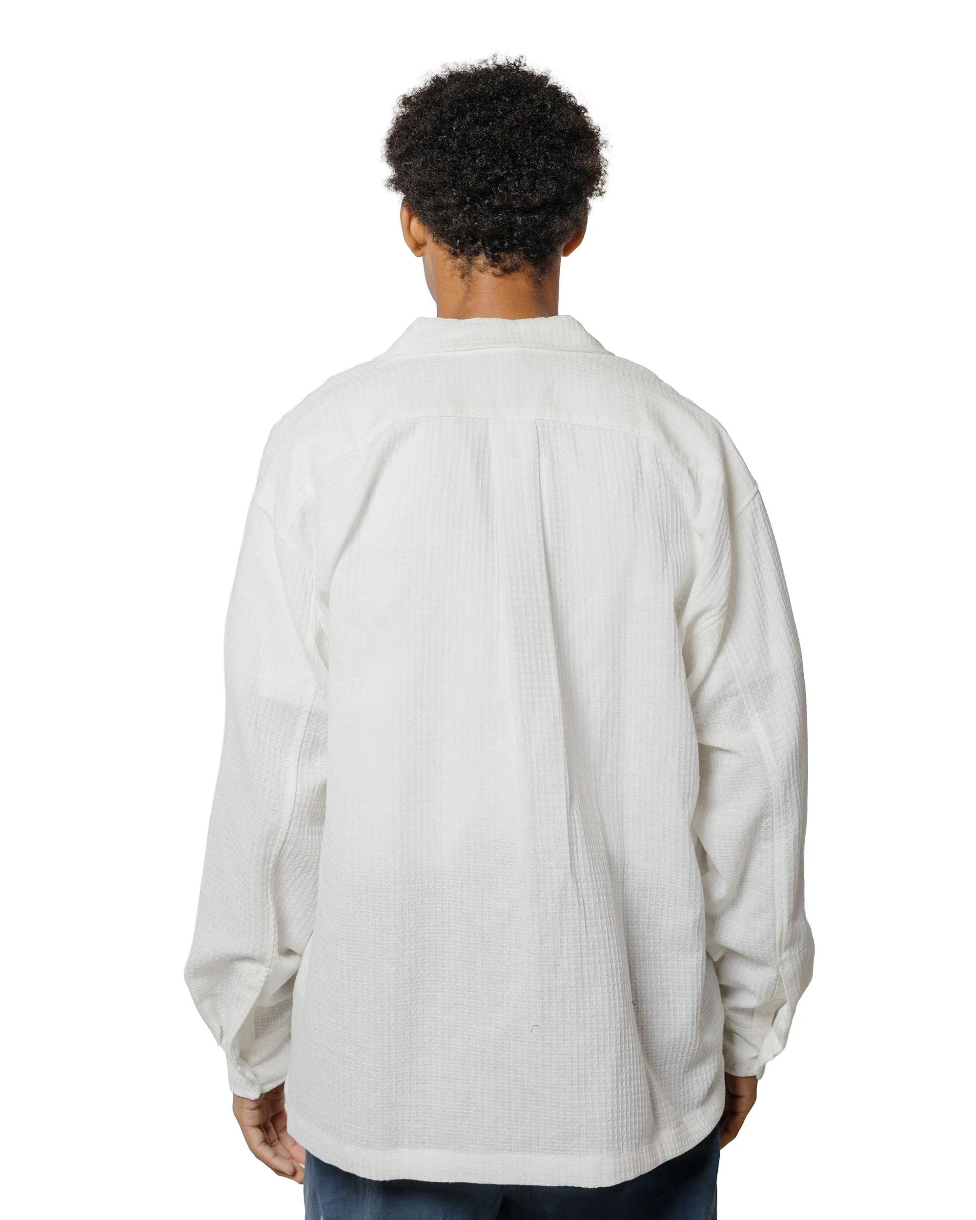 Bather White Waffle Leisure Shirt sold by Lost & Found product image thumbnail 3