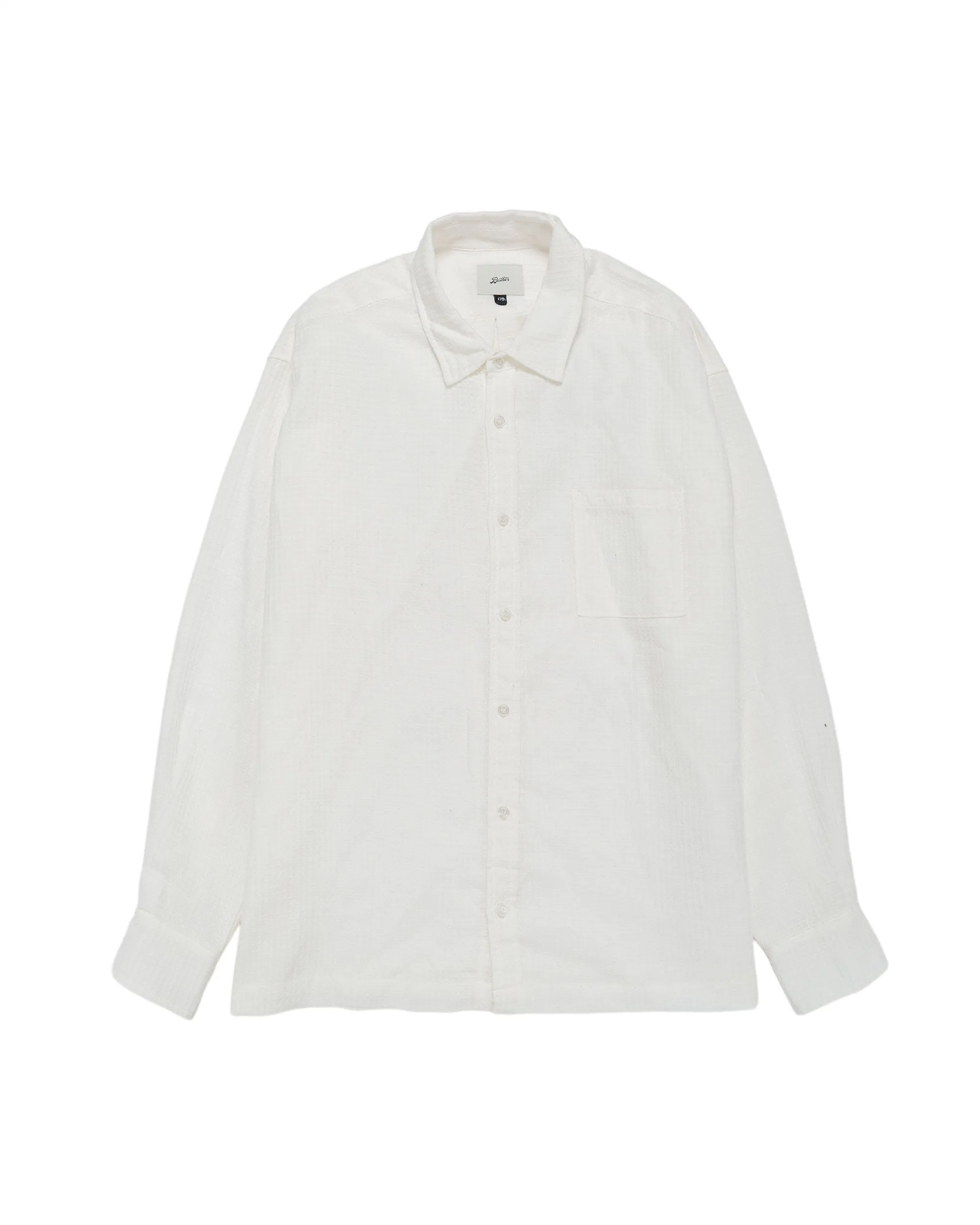 Bather White Waffle Leisure Shirt sold by Lost & Found