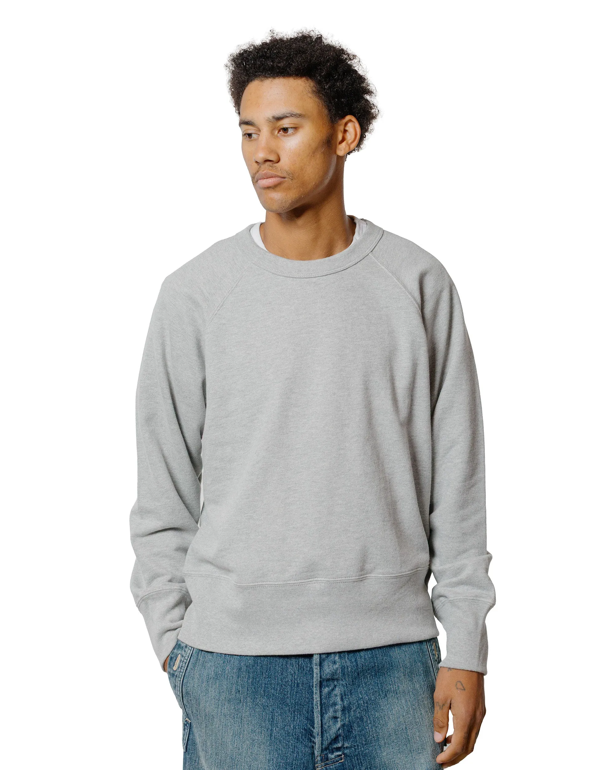 Body of Work Aster Raglan Sweatshirt Heather Grey sold by Lost & Found product image thumbnail 2