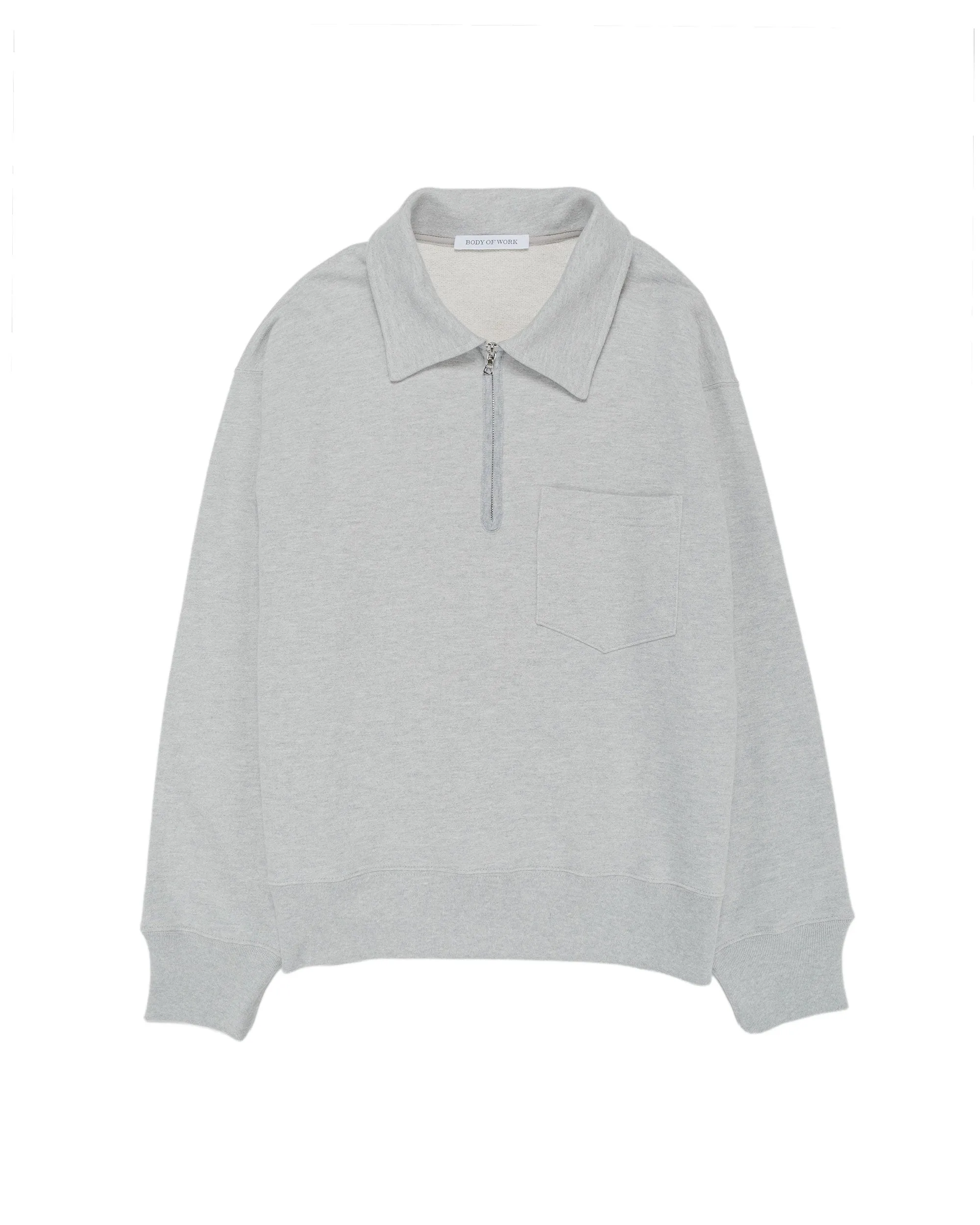 Body of Work Myrtle Quarter-Zip Sweatshirt Heather Grey sold by Lost & Found
