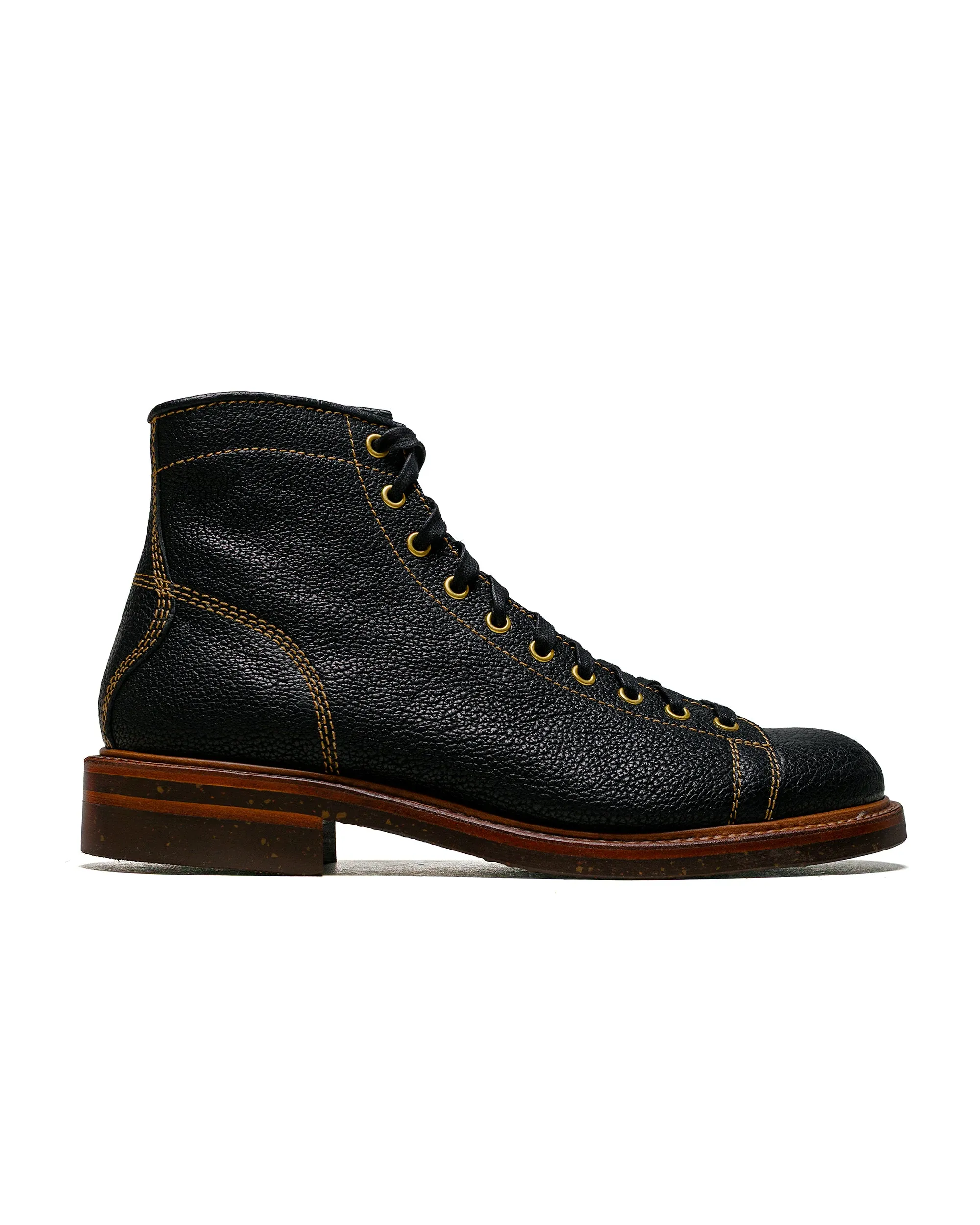 John Lofgren Bootmaker Ezo Bear Monkey Boots Black sold by Lost & Found
