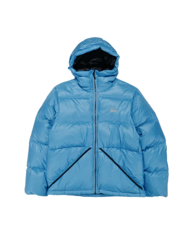 Stüssy Micro Ripstop Down Parka Sky Blue sold by Lost & Found