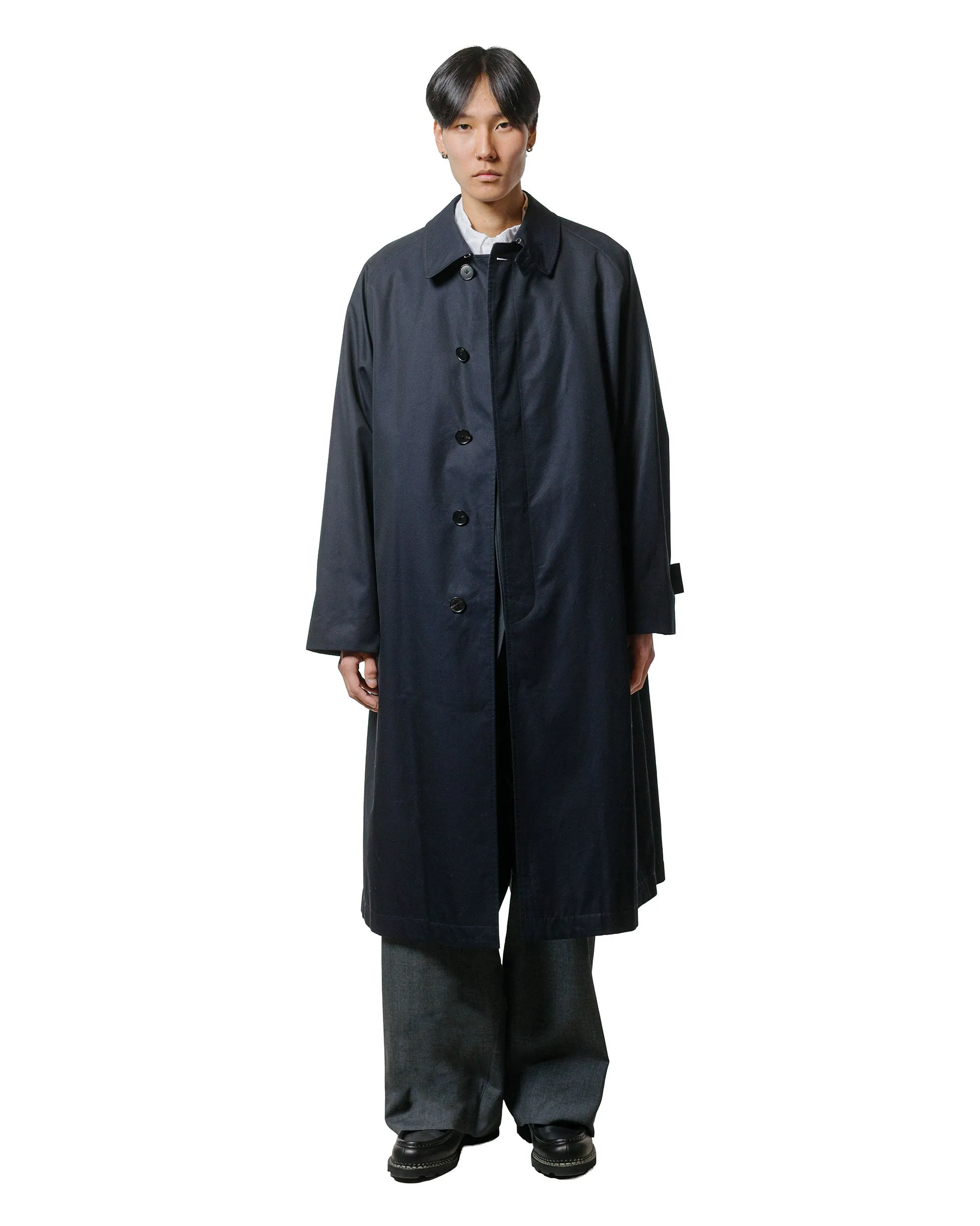 Beams Plus Studio Nicholson Alvy Double Pleat Pant Charcoal sold by Lost & Found product image thumbnail 4