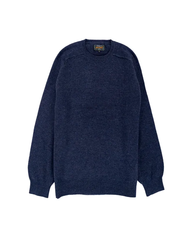Beams Plus Crew 9G Navy sold by Lost & Found