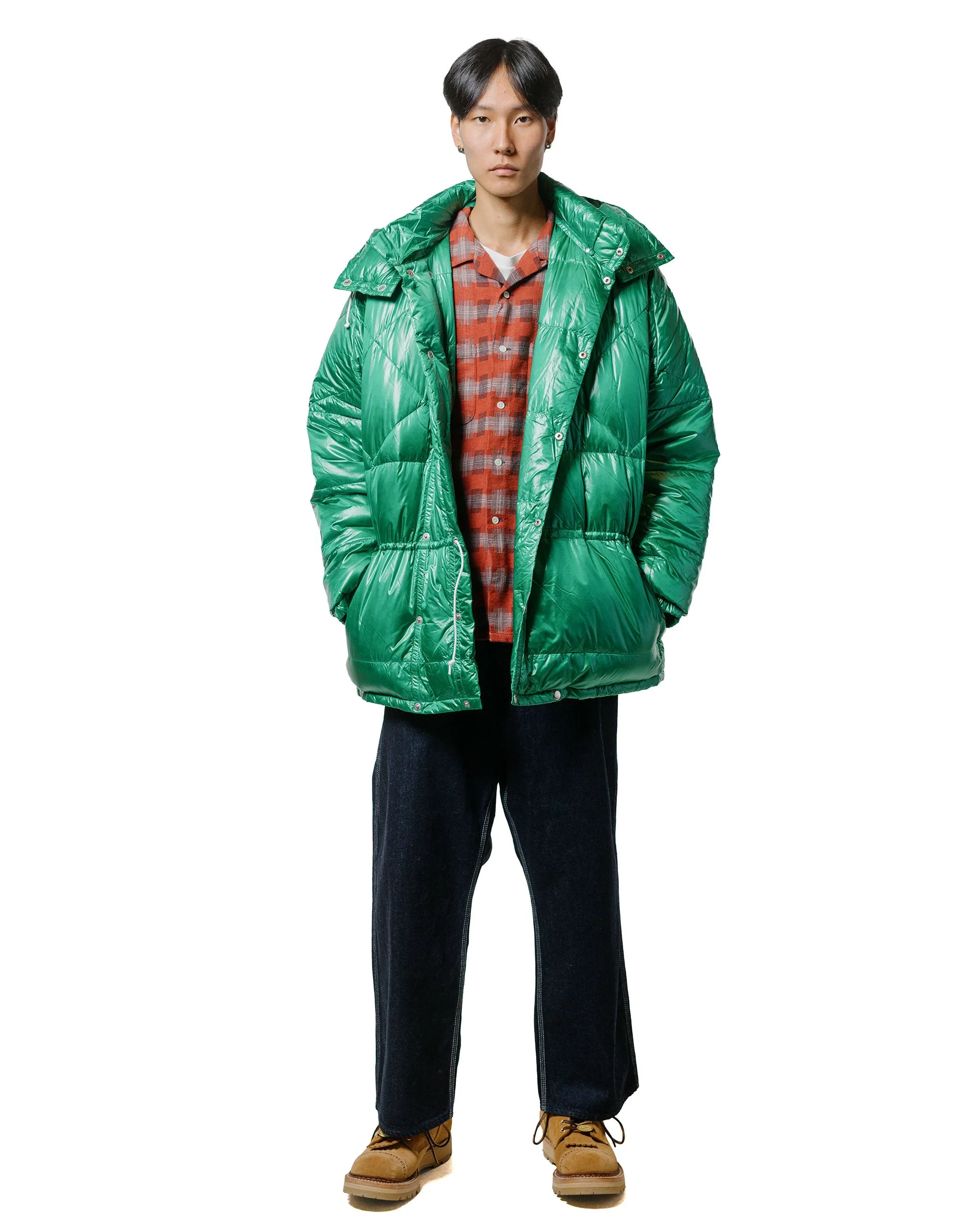 Beams Plus Raglan Sleeve Expedition Down Parka Green sold by Lost & Found product image thumbnail 4