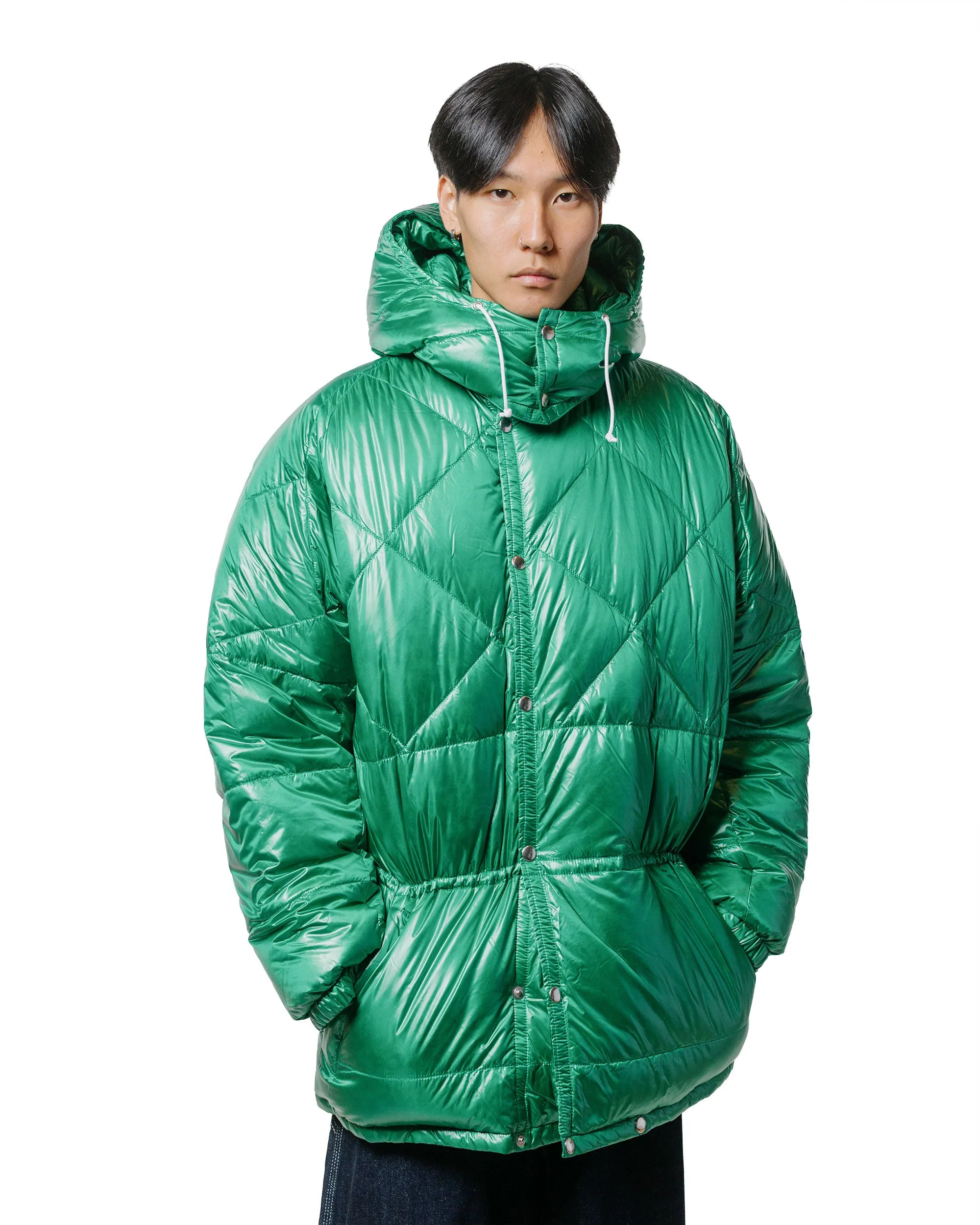 Beams Plus Raglan Sleeve Expedition Down Parka Green sold by Lost & Found product image thumbnail 2