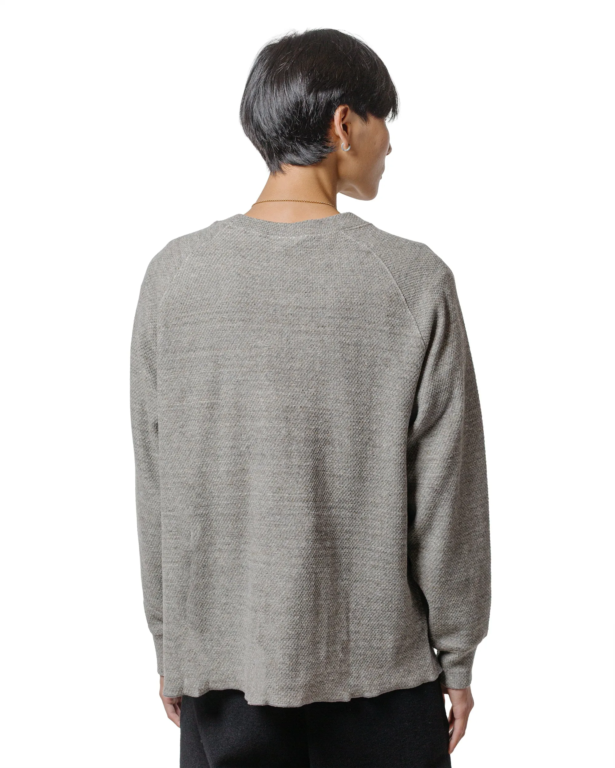 Lady White Co. Raglan Thermal Grey Melange sold by Lost & Found product image thumbnail 3
