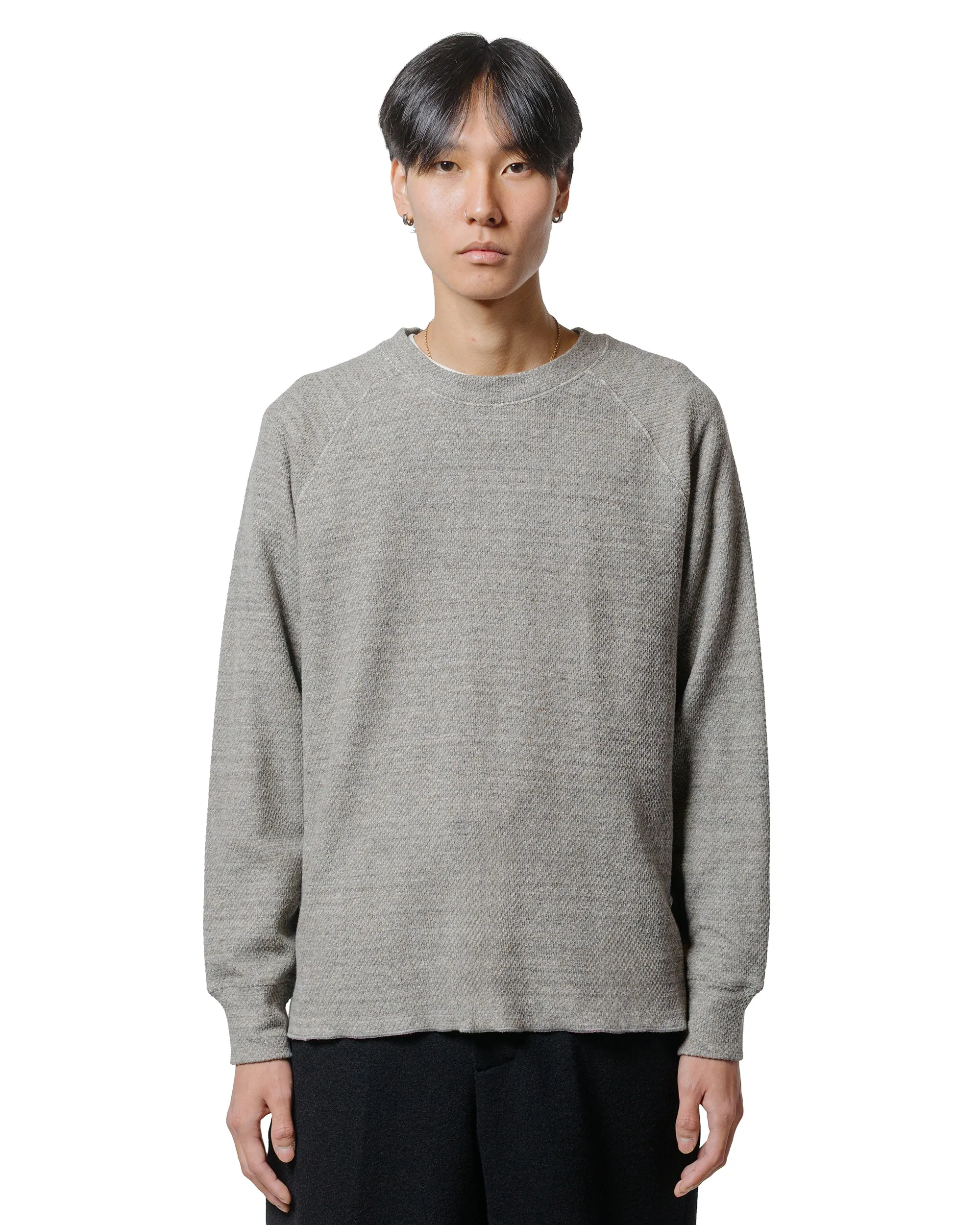 Lady White Co. Raglan Thermal Grey Melange sold by Lost & Found product image thumbnail 2