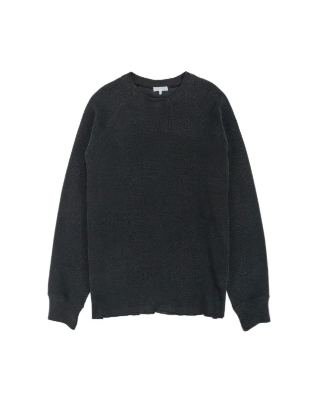Lady White Co. Raglan Thermal Pigment Charcoal sold by Lost & Found