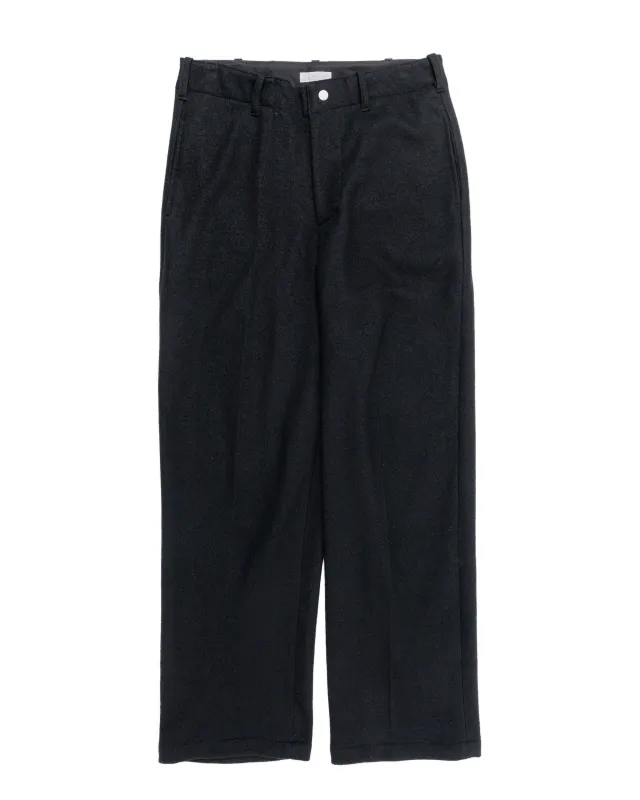 Lady White Co. Crater Wool Trouser Black sold by Lost & Found
