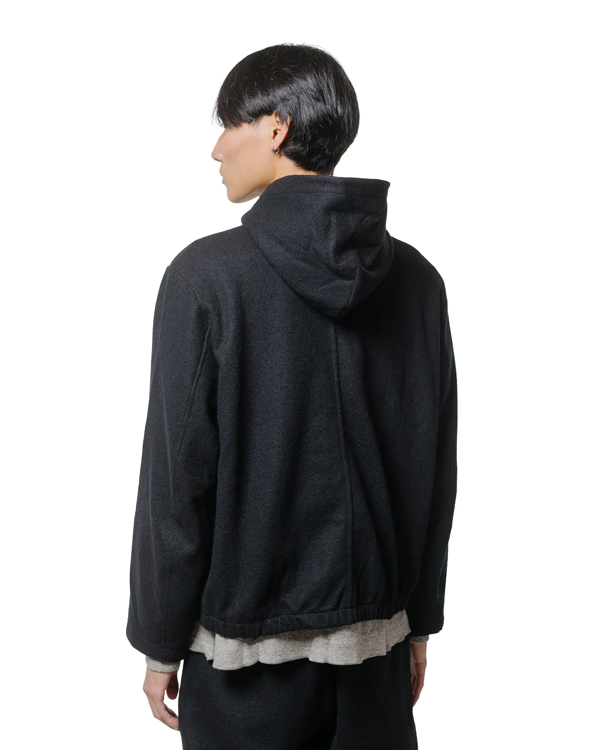 Lady White Co. Wool Zip Hoodie Black sold by Lost & Found product image thumbnail 3