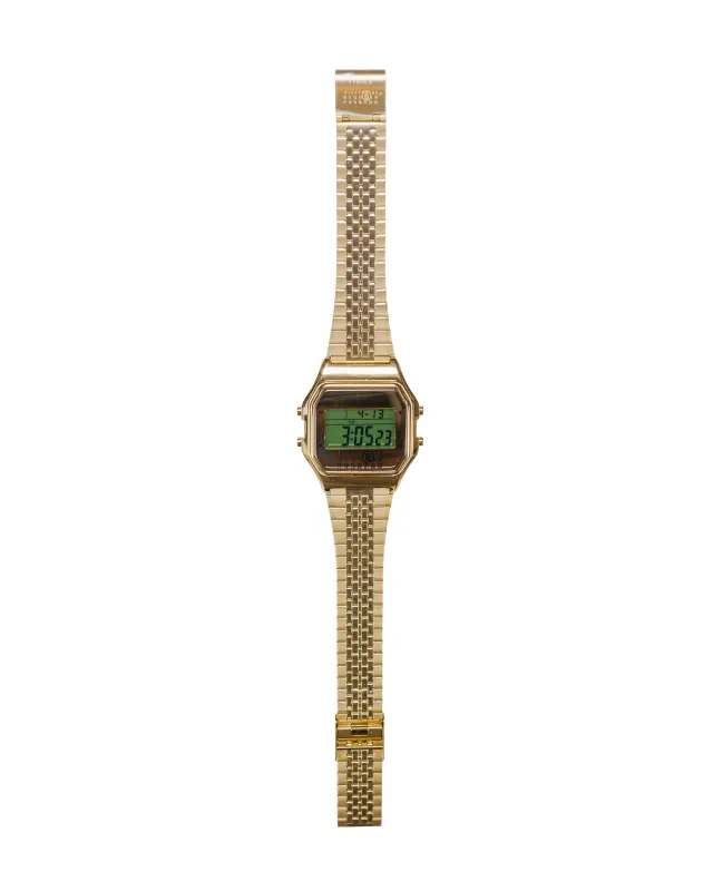 Timex MM6 Maison Margiela Digital T80 34mm Gold-Tone Gift Set sold by Lost & Found