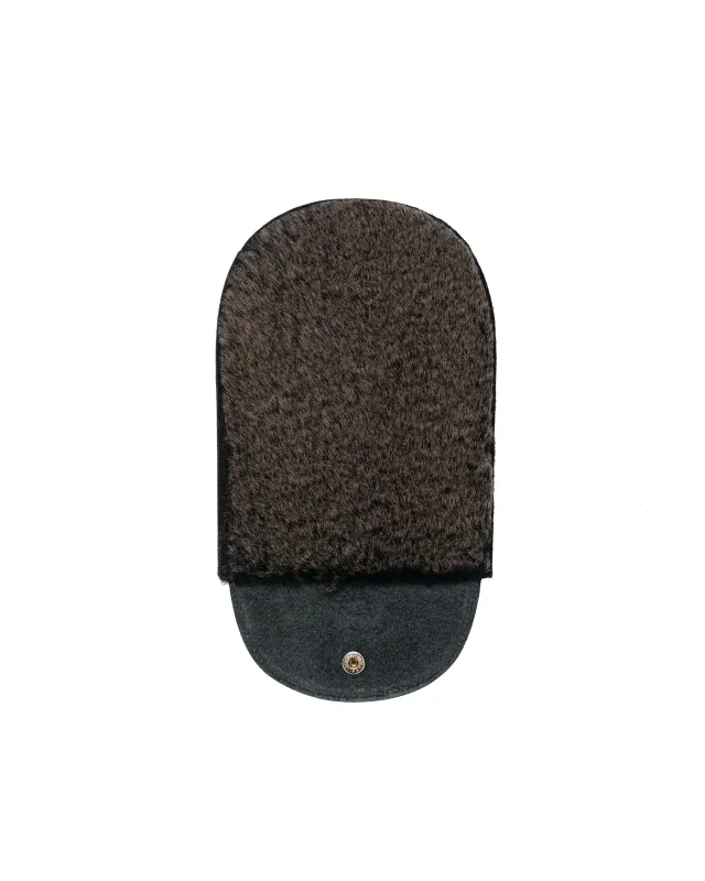 Saphir Mirror Polishing Glove Walabi Black sold by Lost & Found