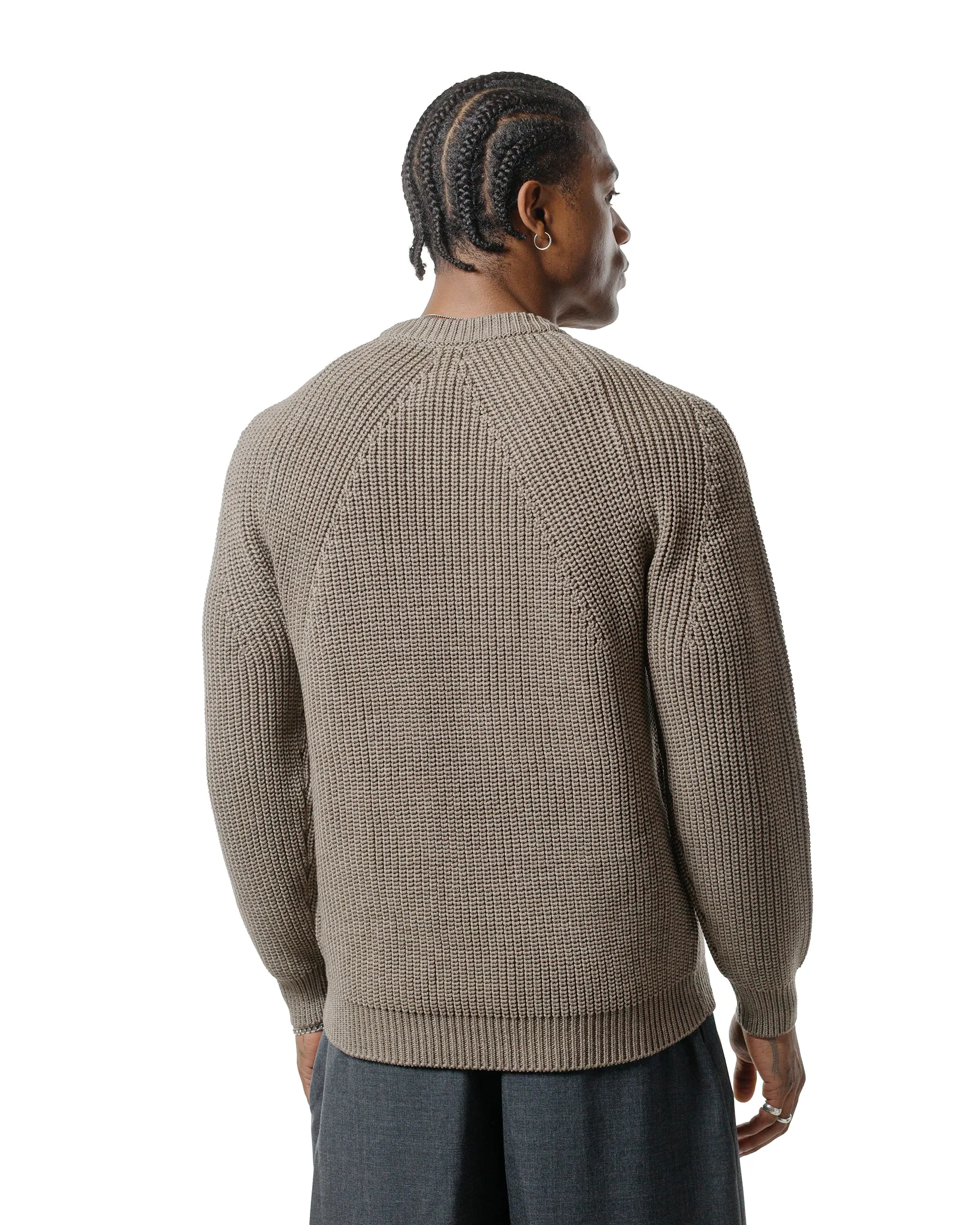 Batoner Signature Crew Neck Melange Brown sold by Lost & Found product image thumbnail 3