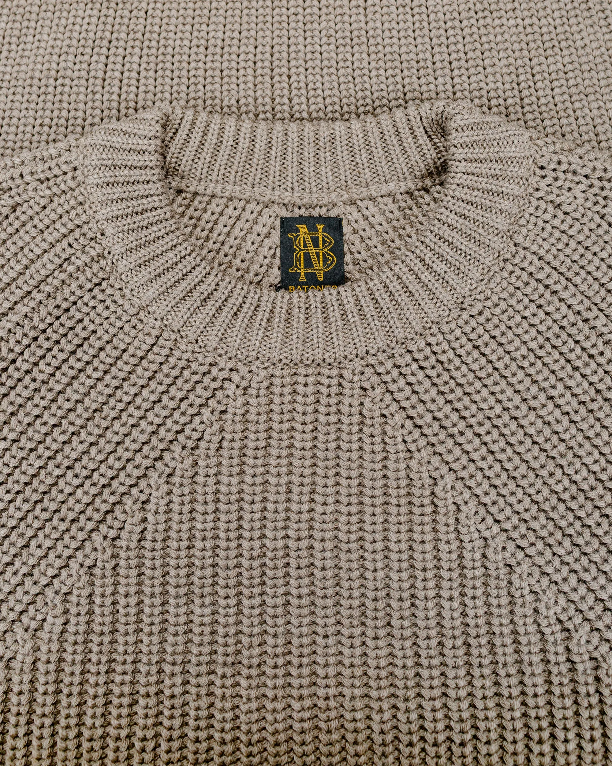 Batoner Signature Crew Neck Melange Brown sold by Lost & Found product image thumbnail 5