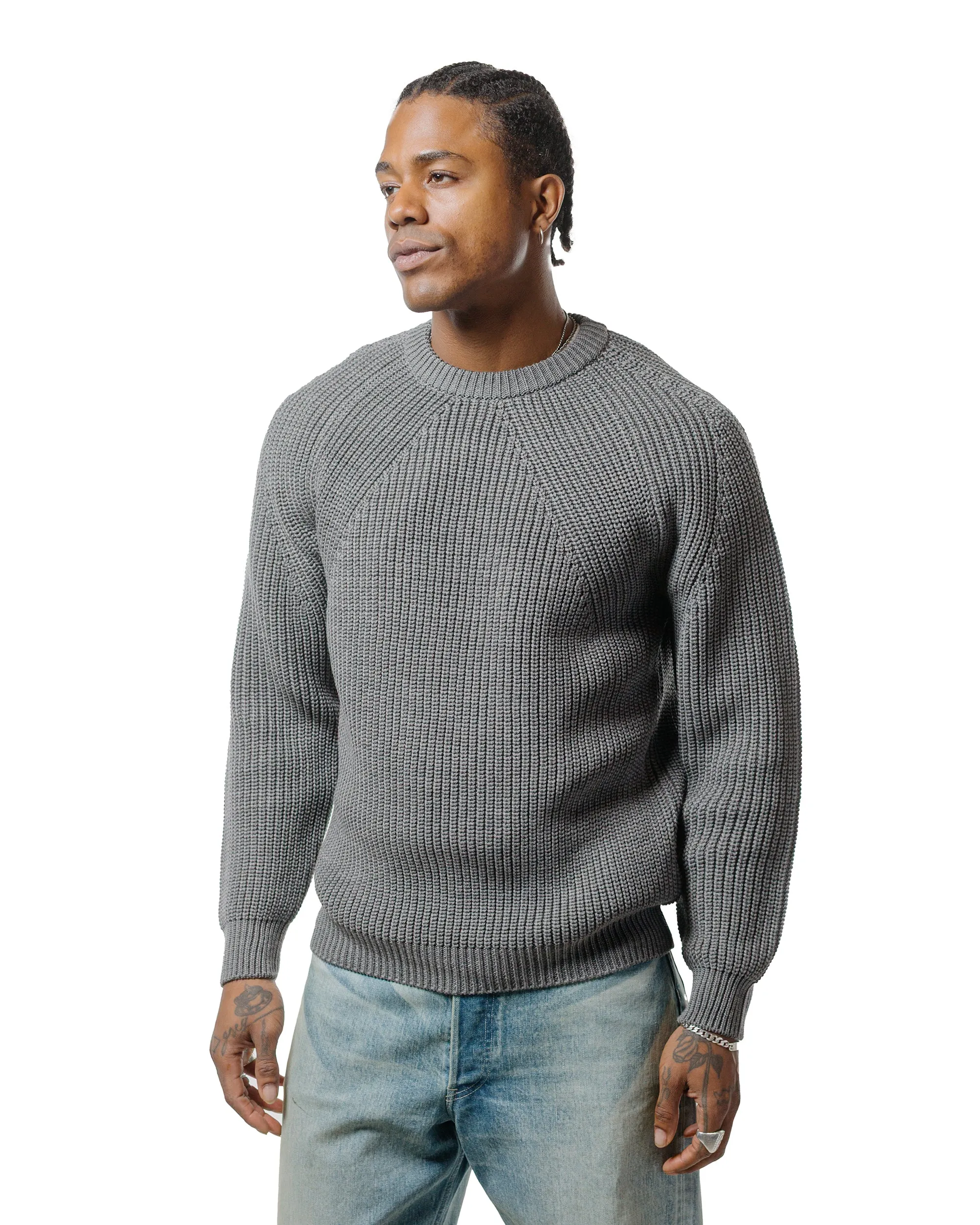 Batoner Signature Crew Neck Melange Gray sold by Lost & Found product image thumbnail 2