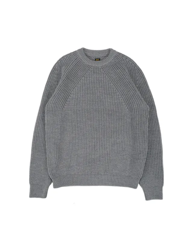 Batoner Signature Crew Neck Melange Gray sold by Lost & Found