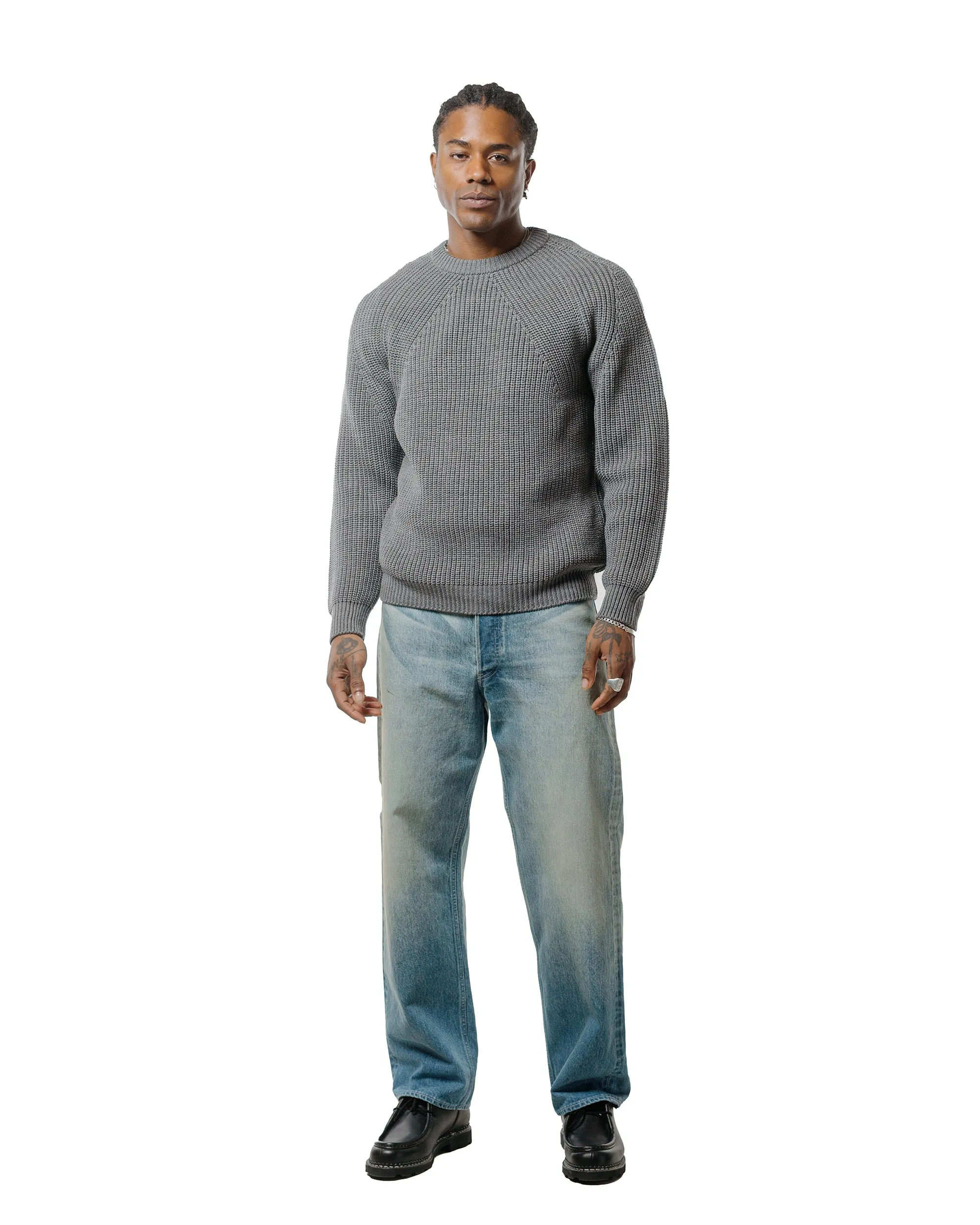 Batoner Signature Crew Neck Melange Gray sold by Lost & Found product image thumbnail 4