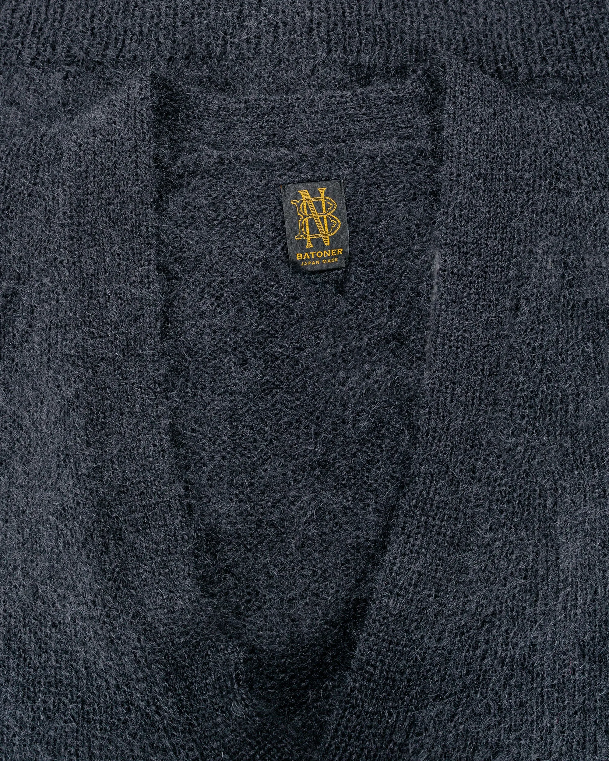 Batoner Pure Mohair V Cardigan Charcoal Blue sold by Lost & Found product image thumbnail 5