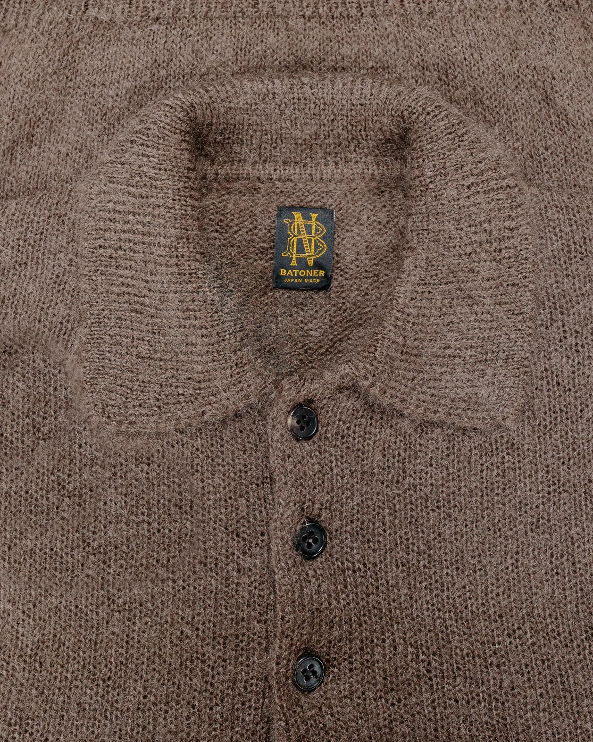 Batoner Pure Mohair Polo Olive sold by Lost & Found product image thumbnail 5