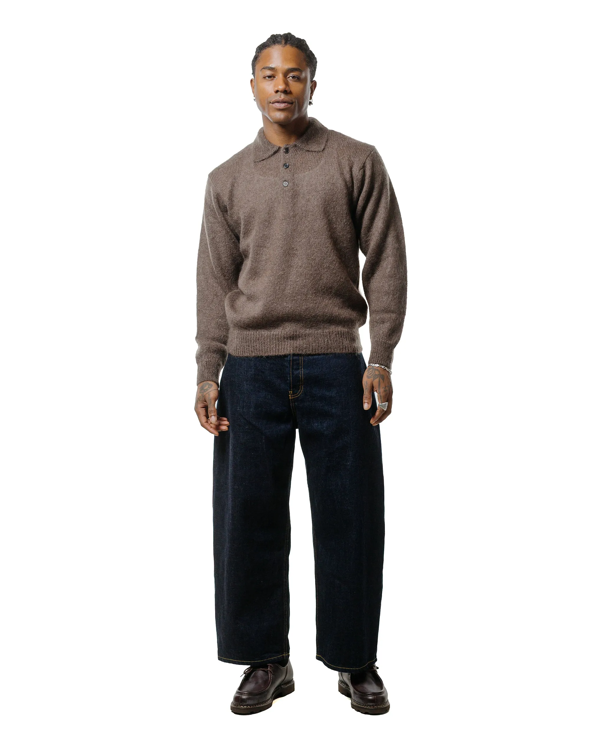 Batoner Pure Mohair Polo Olive sold by Lost & Found product image thumbnail 4