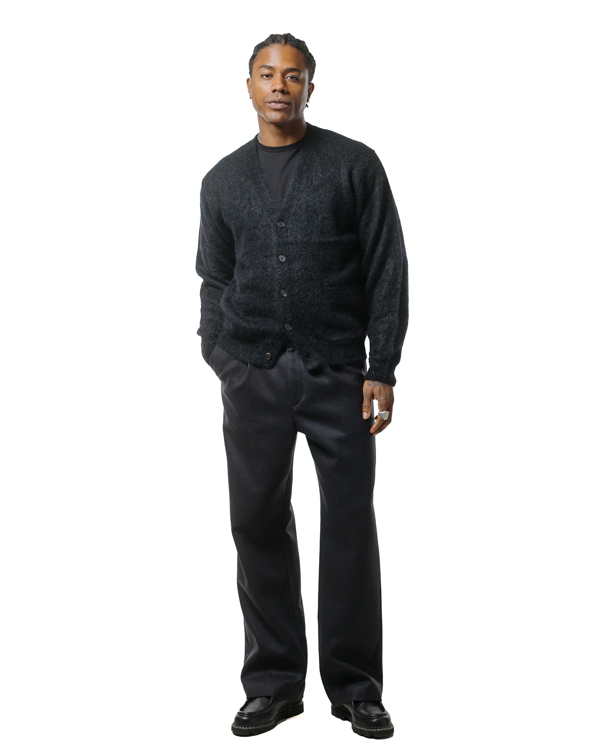 Batoner Pure Mohair V Cardigan Black sold by Lost & Found product image thumbnail 4