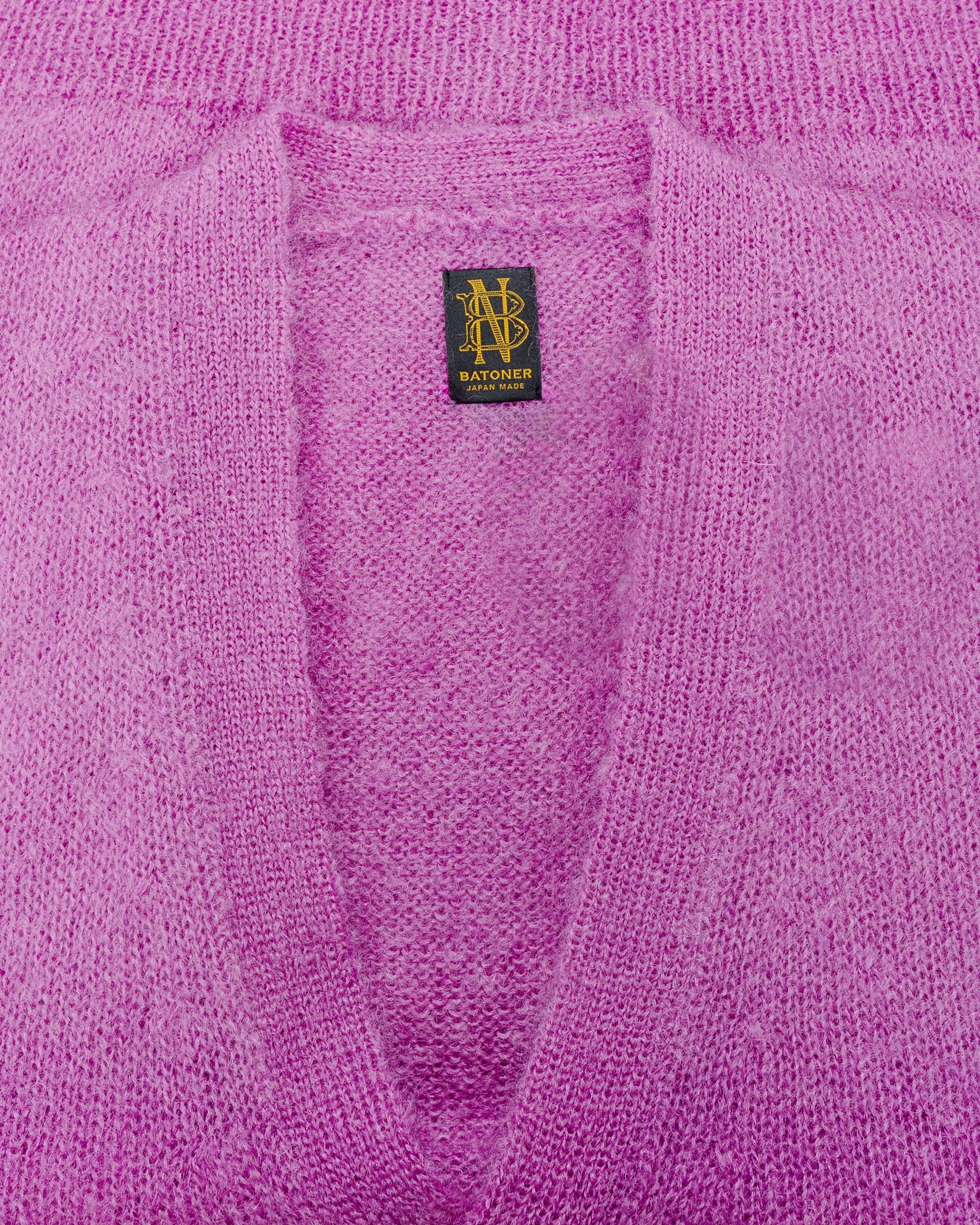 Batoner Pure Mohair V Cardigan Purple sold by Lost & Found product image thumbnail 5