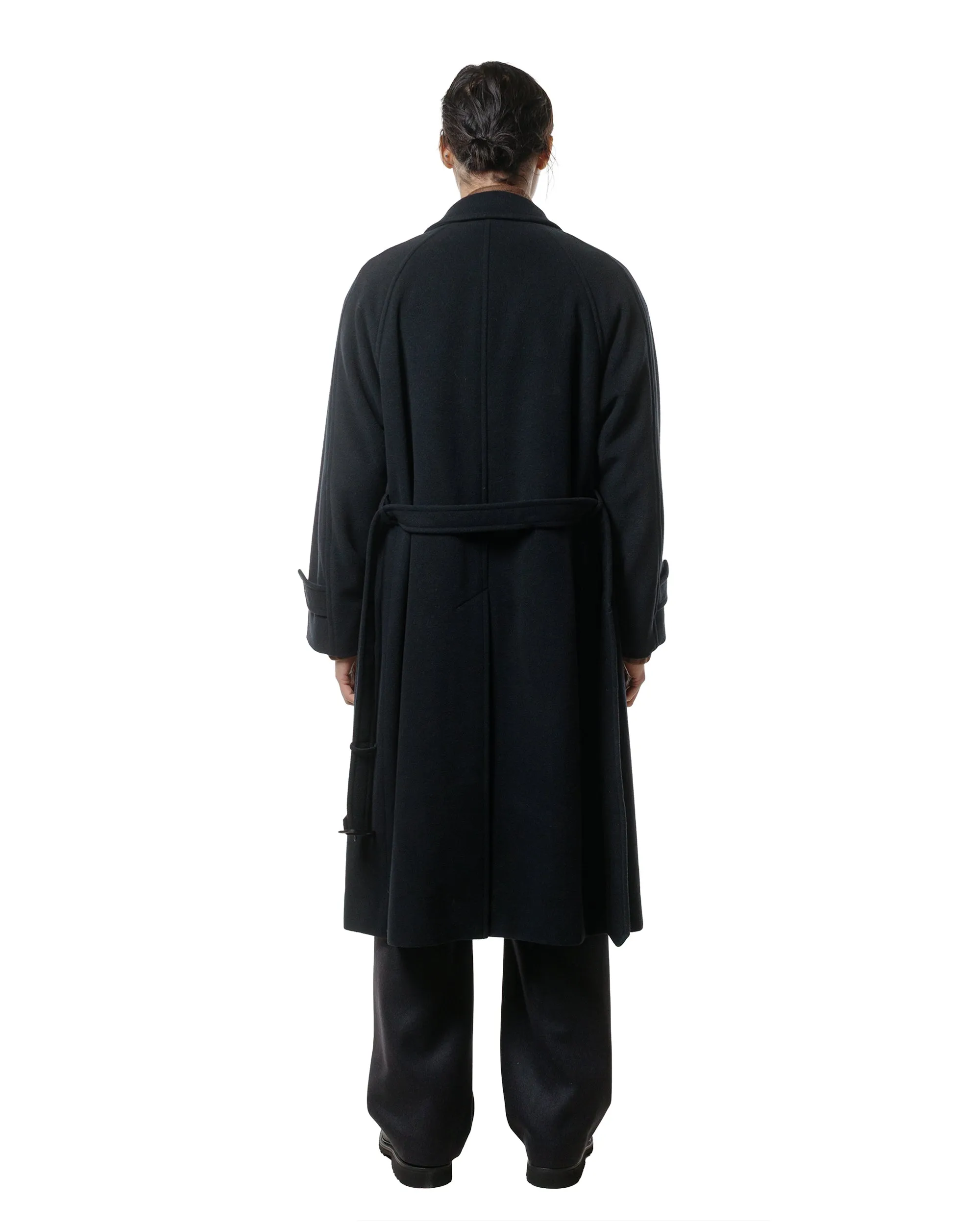 Auralee Super Fine Wool Mosser Soutien Collar Coat Black sold by Lost & Found product image thumbnail 5