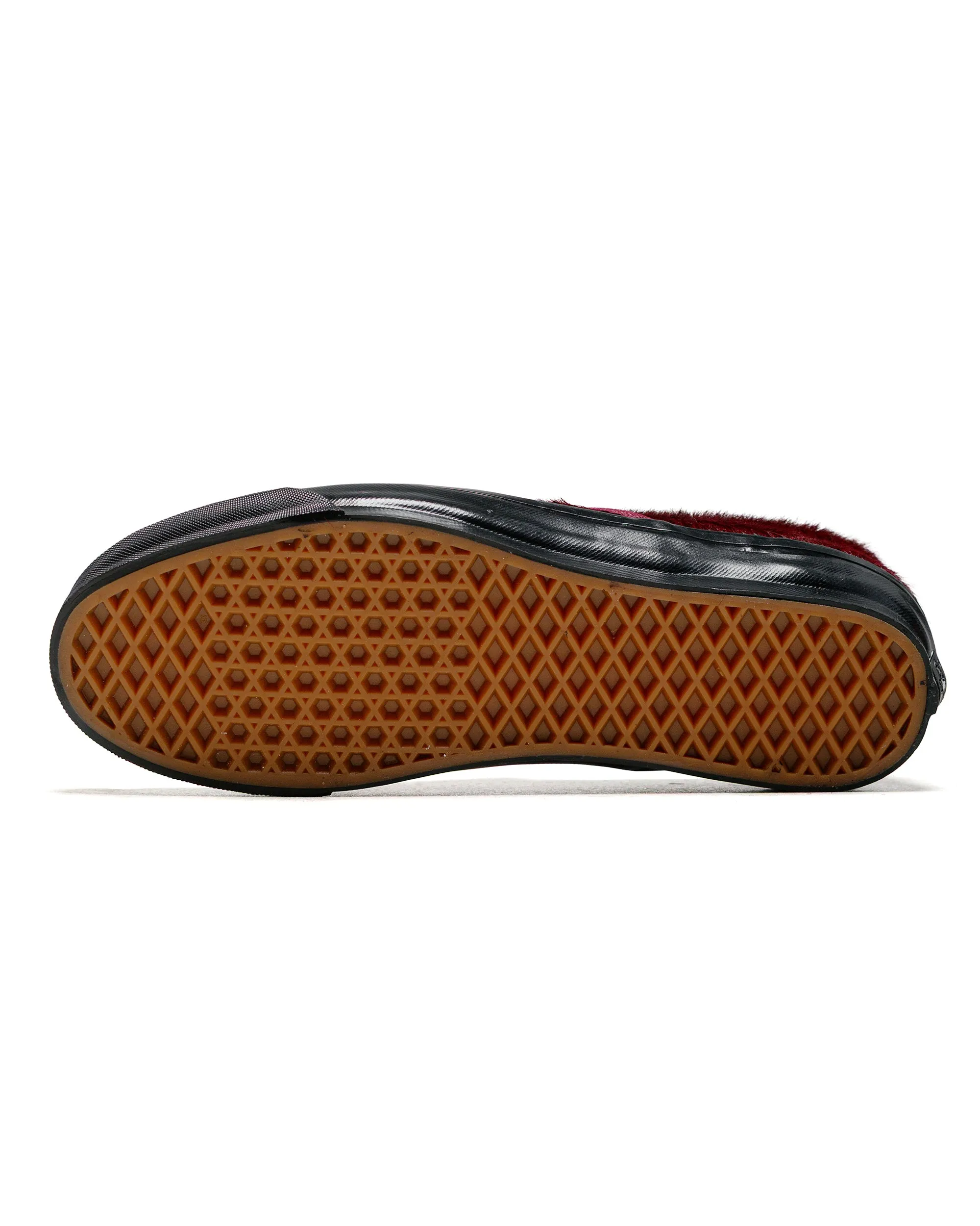 Vans Premium Slip-On Reissue 98 LX Pony Hair Burgundy sold by Lost & Found product image thumbnail 5