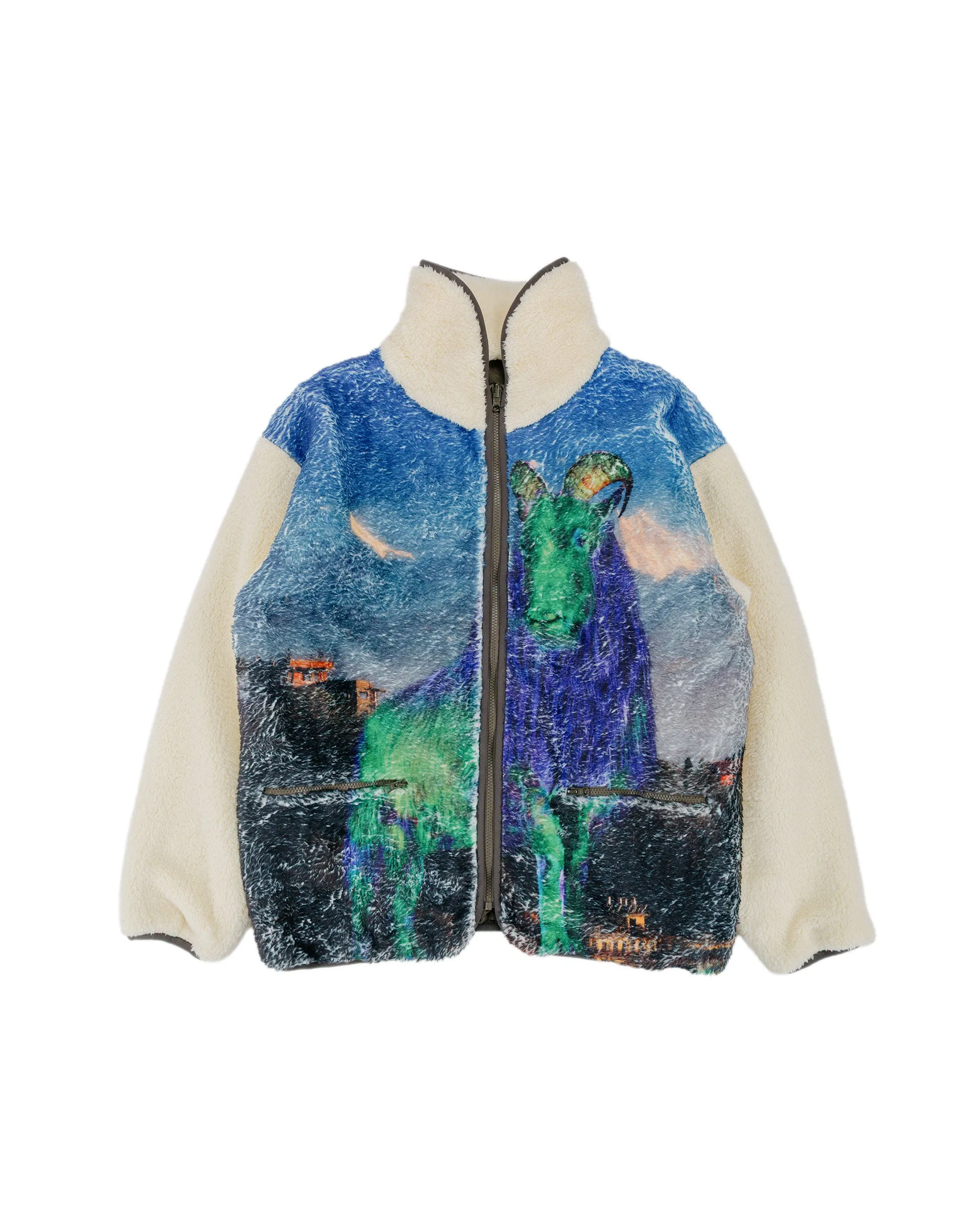 Nanga Fairly Fleece Jacket Off White sold by Lost & Found