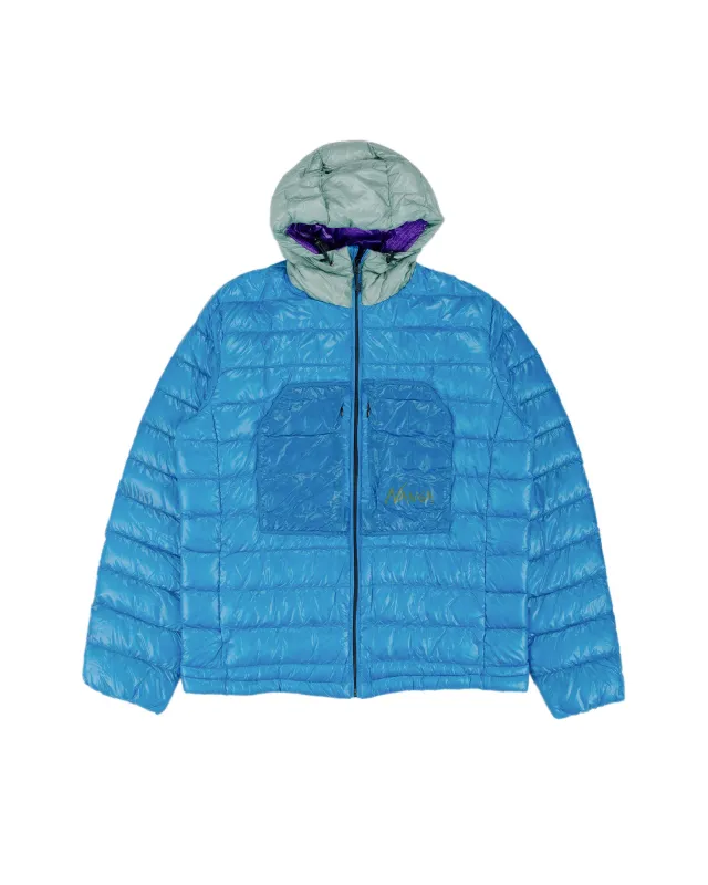 Nanga Ultilight Down Parka Packable Blue sold by Lost & Found