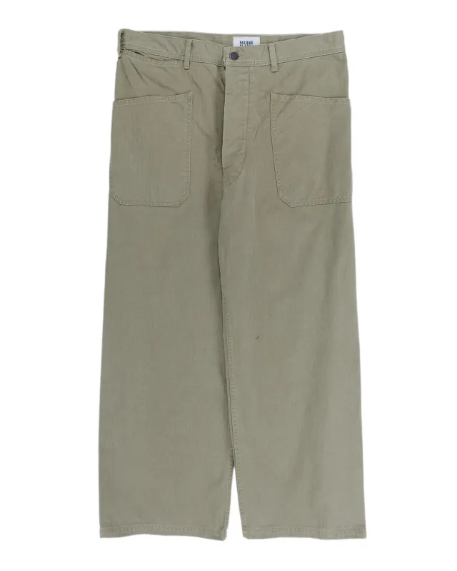 The Corona Utility FP015 Utility Navy Slacks Military SZ H.B.T Light OG w/ Bio Wash sold by Lost & Found