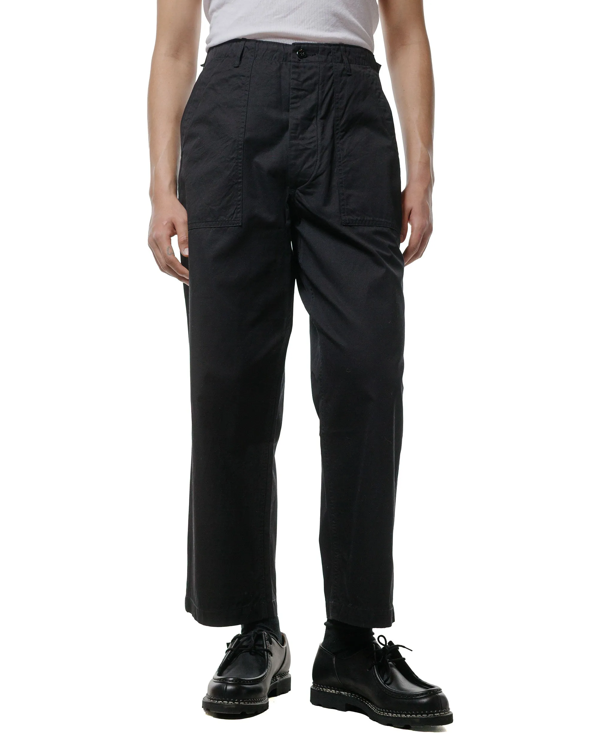 The Corona Utility FP001 Fatigue Slacks 'Utility Slacks' High Density Chambray Gabardine Black sold by Lost & Found product image thumbnail 2
