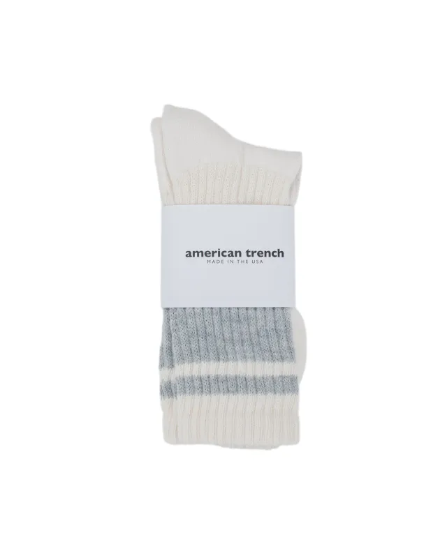 American Trench The Mono Stripe Grey sold by Lost & Found