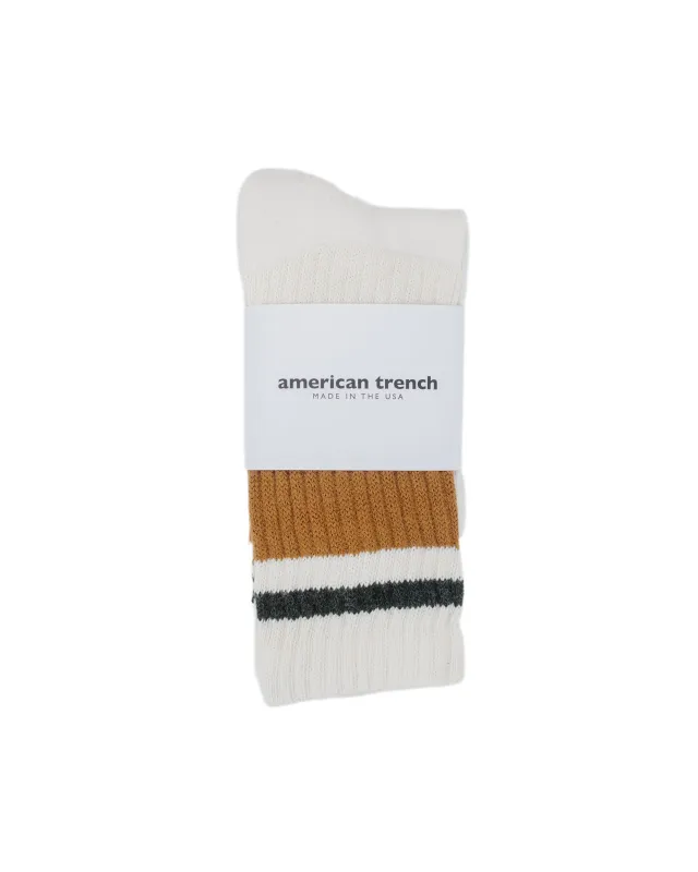 American Trench The Retro Stripe Brown/Charcoal sold by Lost & Found