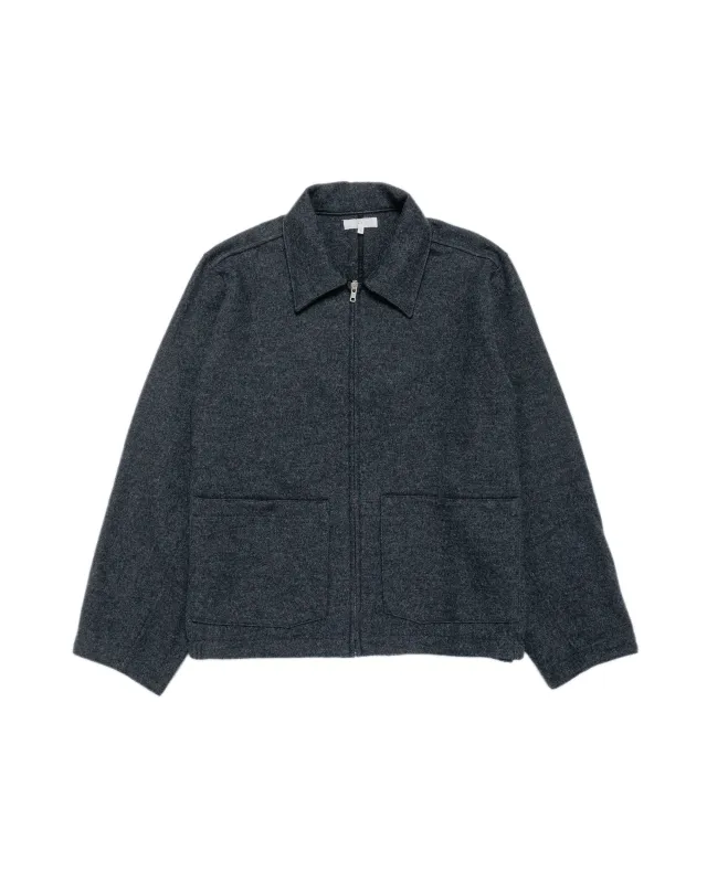 Lady White Co. Loma Blouson Charcoal sold by Lost & Found