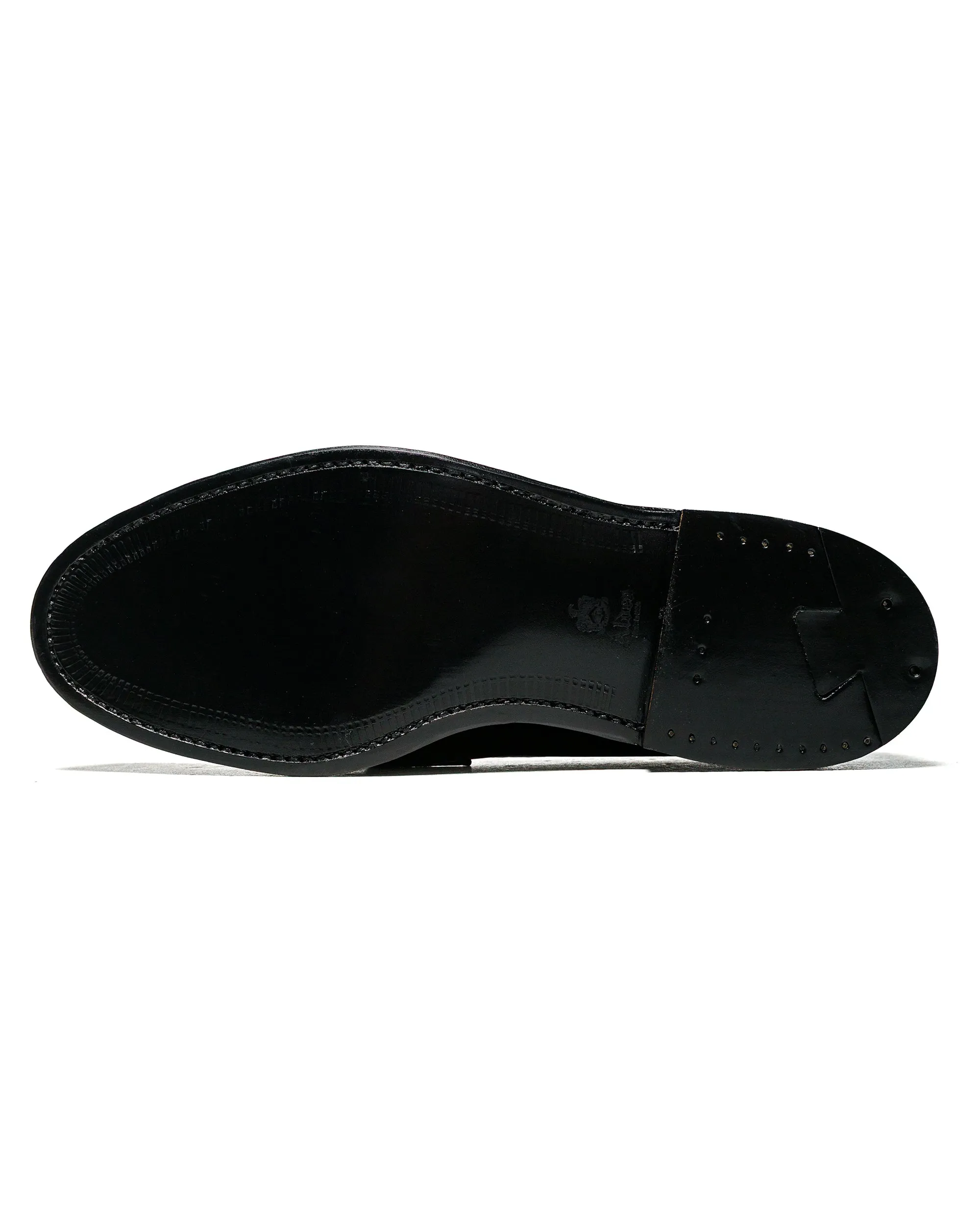 Alden Penny Loafer Black Calfskin/Black Alpine Grain G2201 sold by Lost & Found product image thumbnail 5
