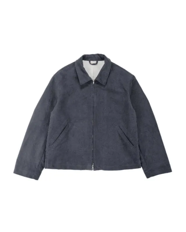 James Coward Site Jacket Grey Cotton Moleskin sold by Lost & Found