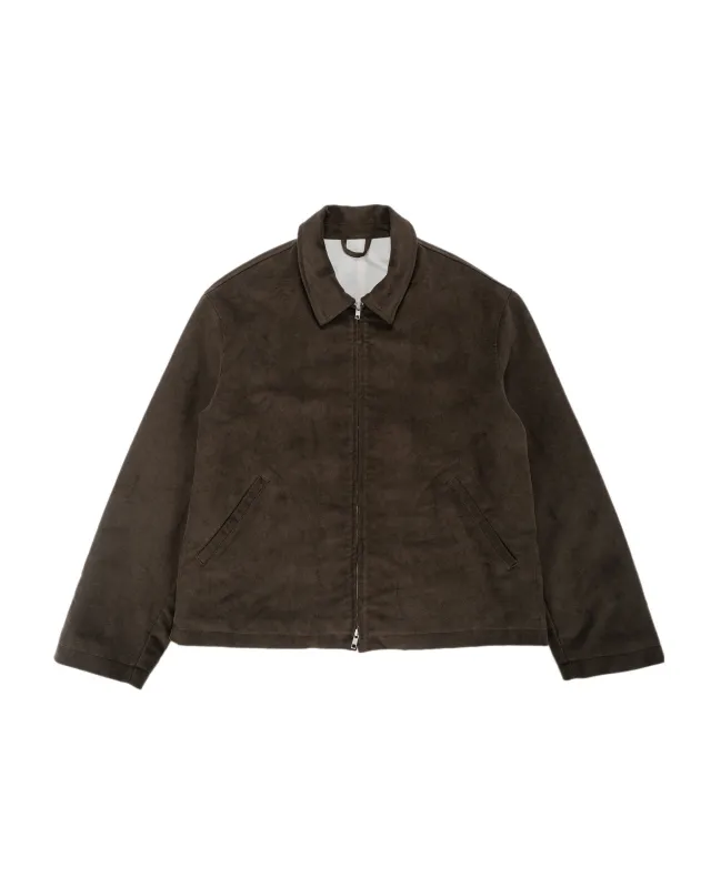James Coward Site Jacket Dark Brown Cotton Moleskin sold by Lost & Found