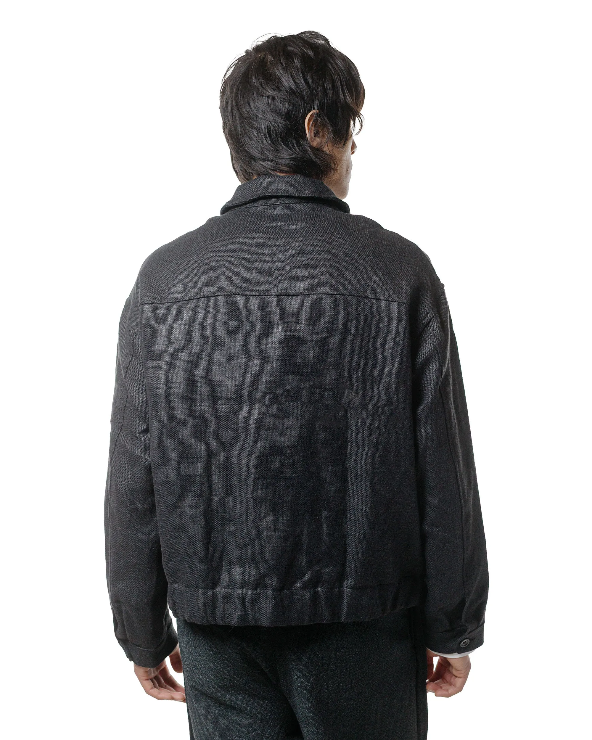 James Coward Machine Jacket Black Belgian Linen sold by Lost & Found product image thumbnail 3