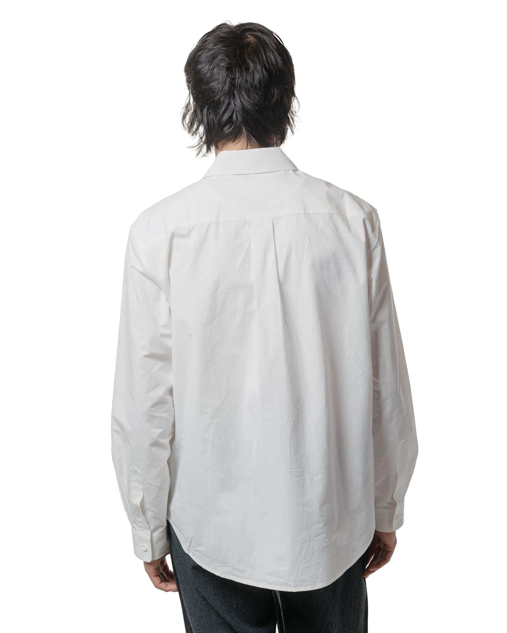 James Coward Filter Shirt White Cotton/Washi Typewriter sold by Lost & Found product image thumbnail 3