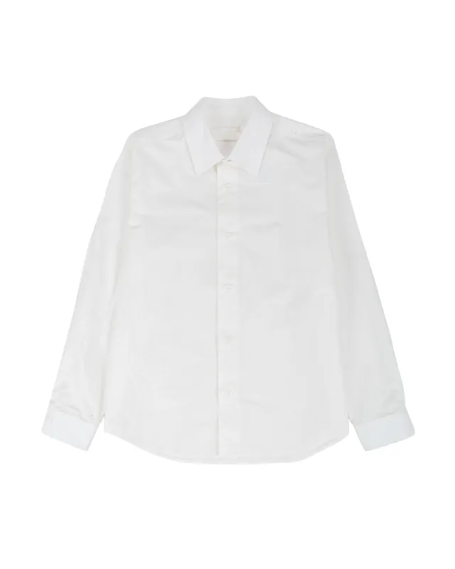 James Coward Filter Shirt White Cotton/Washi Typewriter sold by Lost & Found