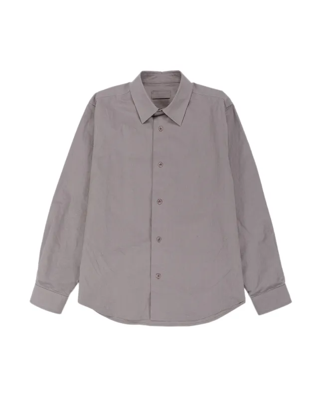 James Coward Filter Shirt Taupe Cotton/Washi Typewriter sold by Lost & Found