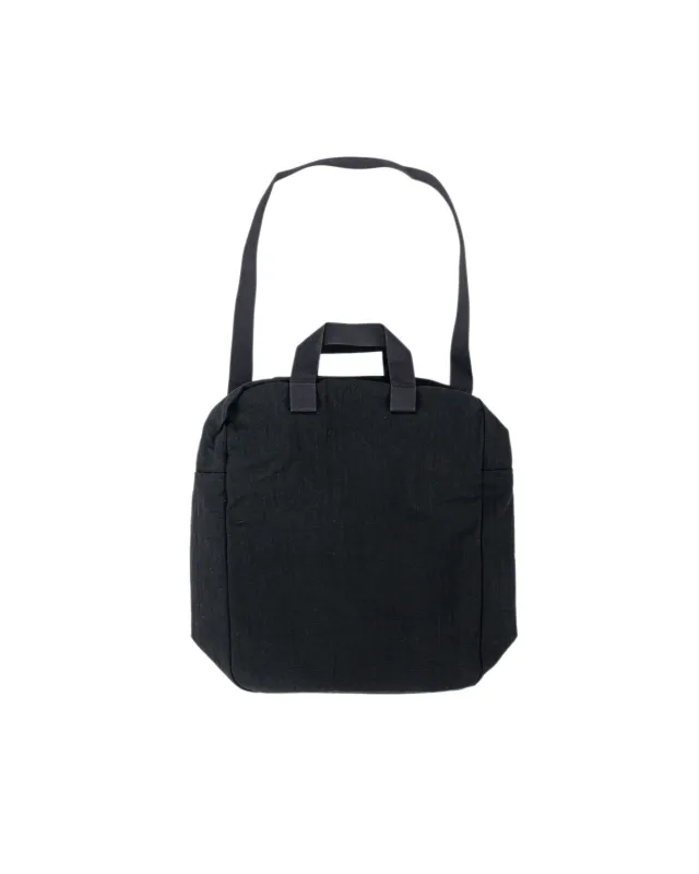 MAN-TLE R0B0 'Zip Tote' Black Nylon sold by Lost & Found