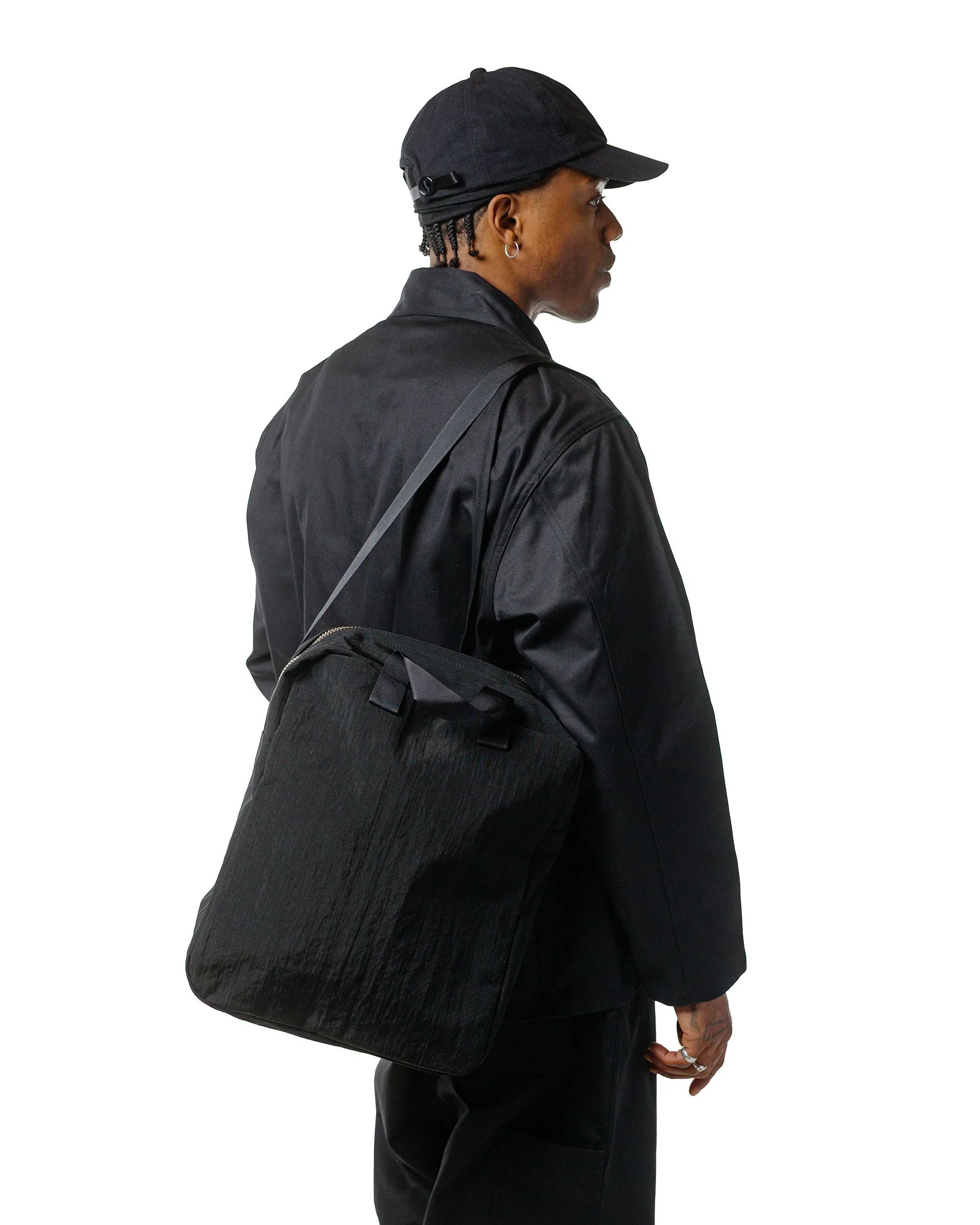 MAN-TLE R0B0 'Zip Tote' Black Nylon sold by Lost & Found product image thumbnail 3