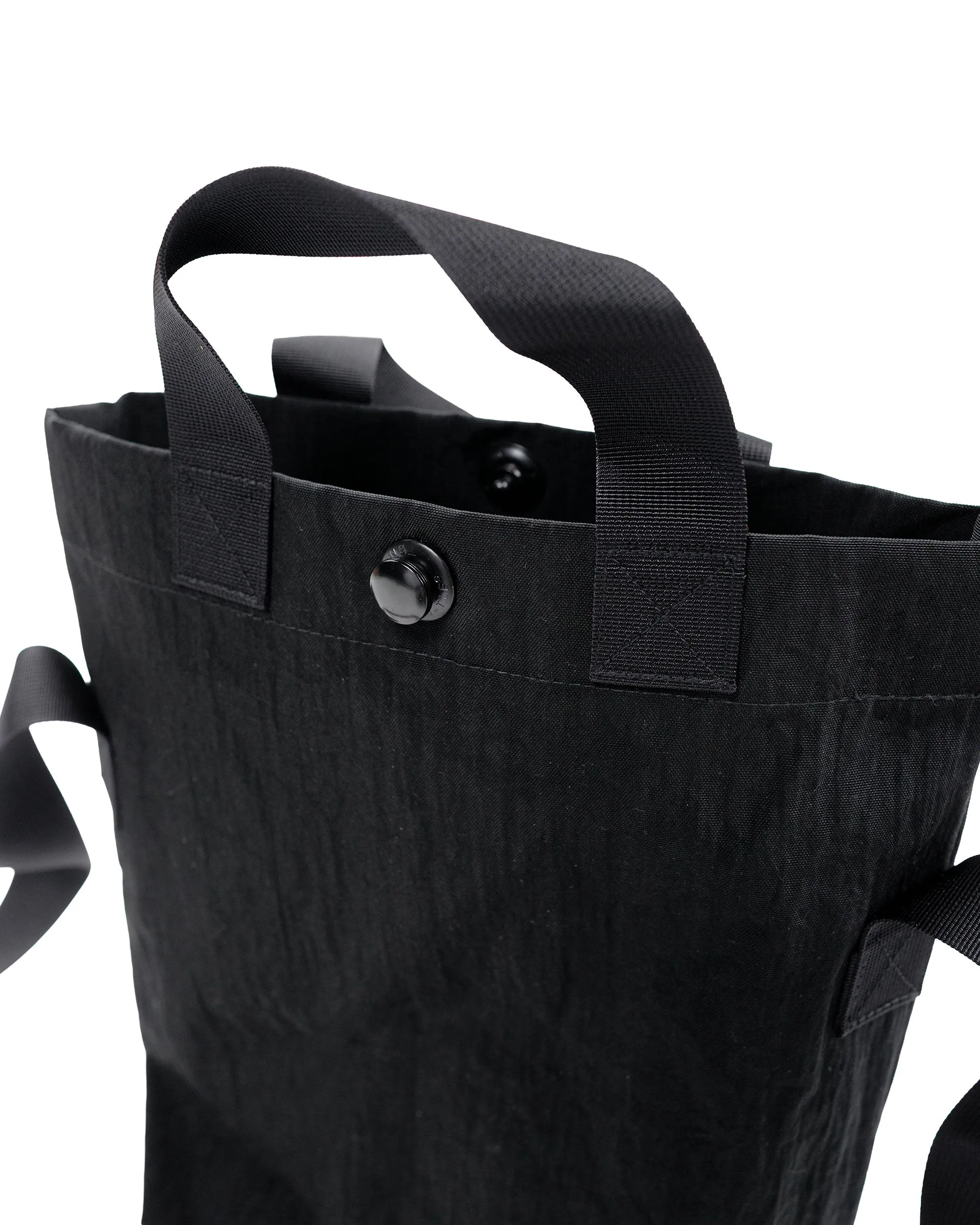 MAN-TLE R0B4 'Mini Tote' Black Nylon sold by Lost & Found product image thumbnail 3
